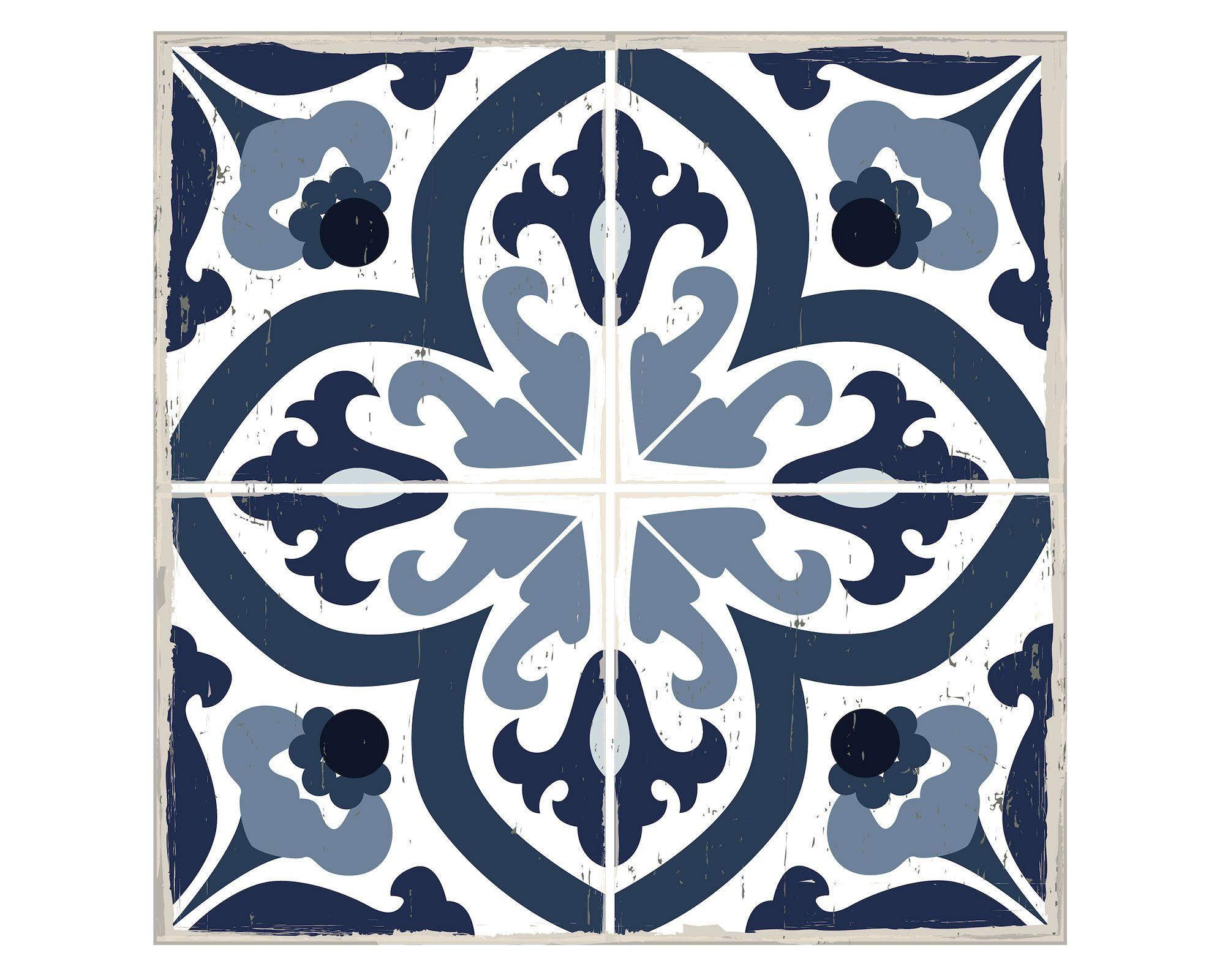 Vinilo adhesivo 33x33 cm Mikonos 6 unidades-0