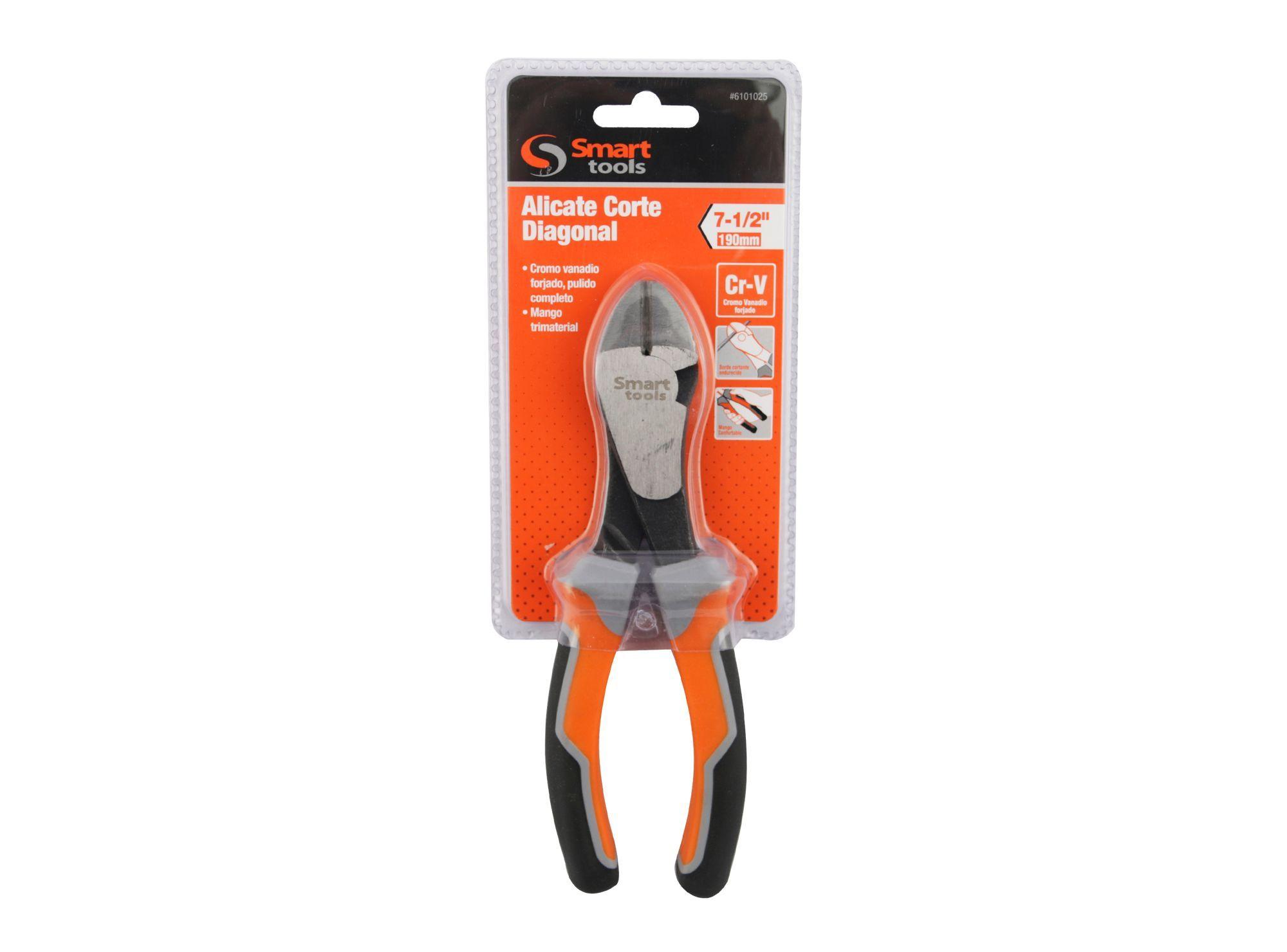 Alicate corte diagonal 7 1/2'' Smart Tools.-3