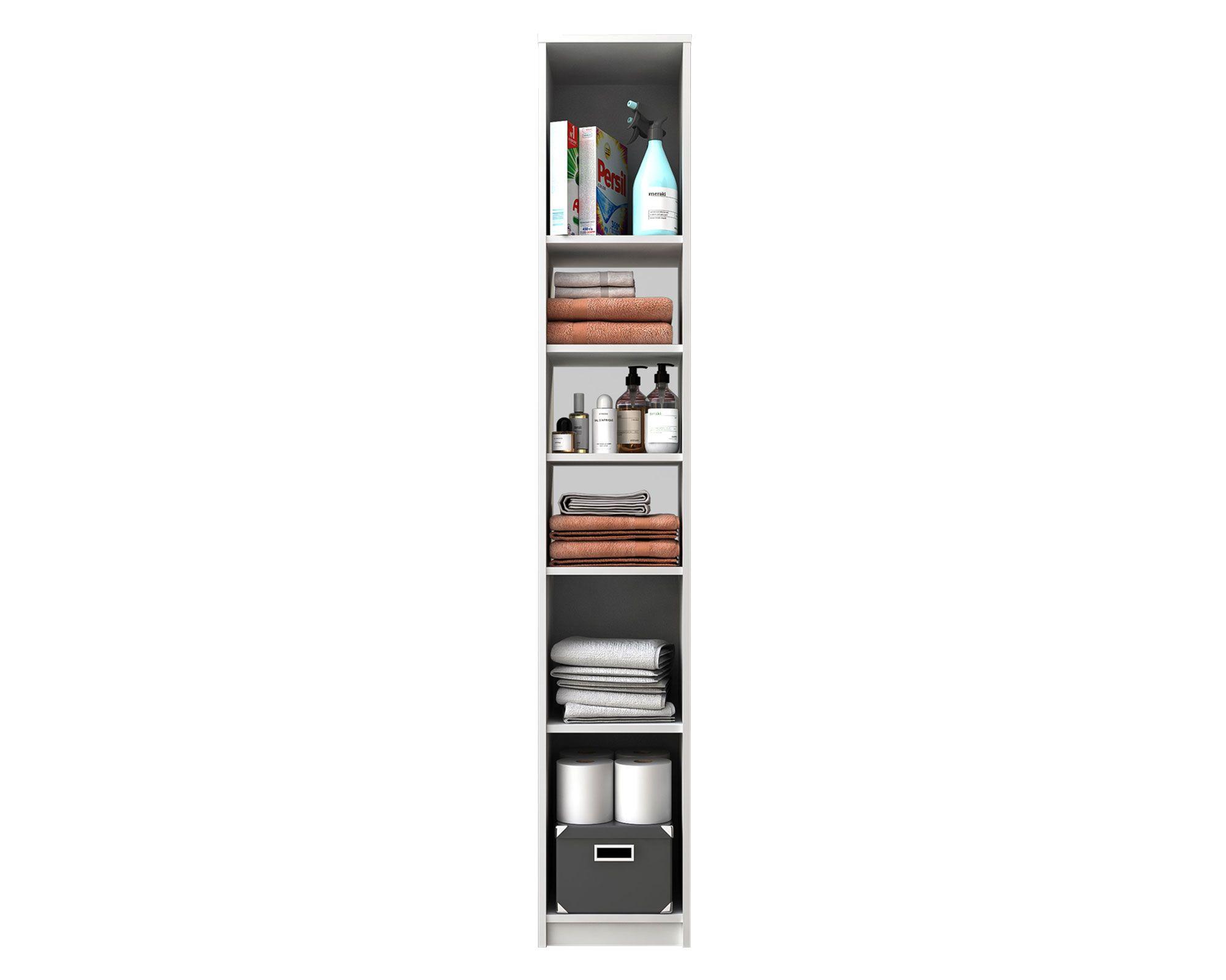 Mueble organizador baño 2 puertas blanco Cic-2