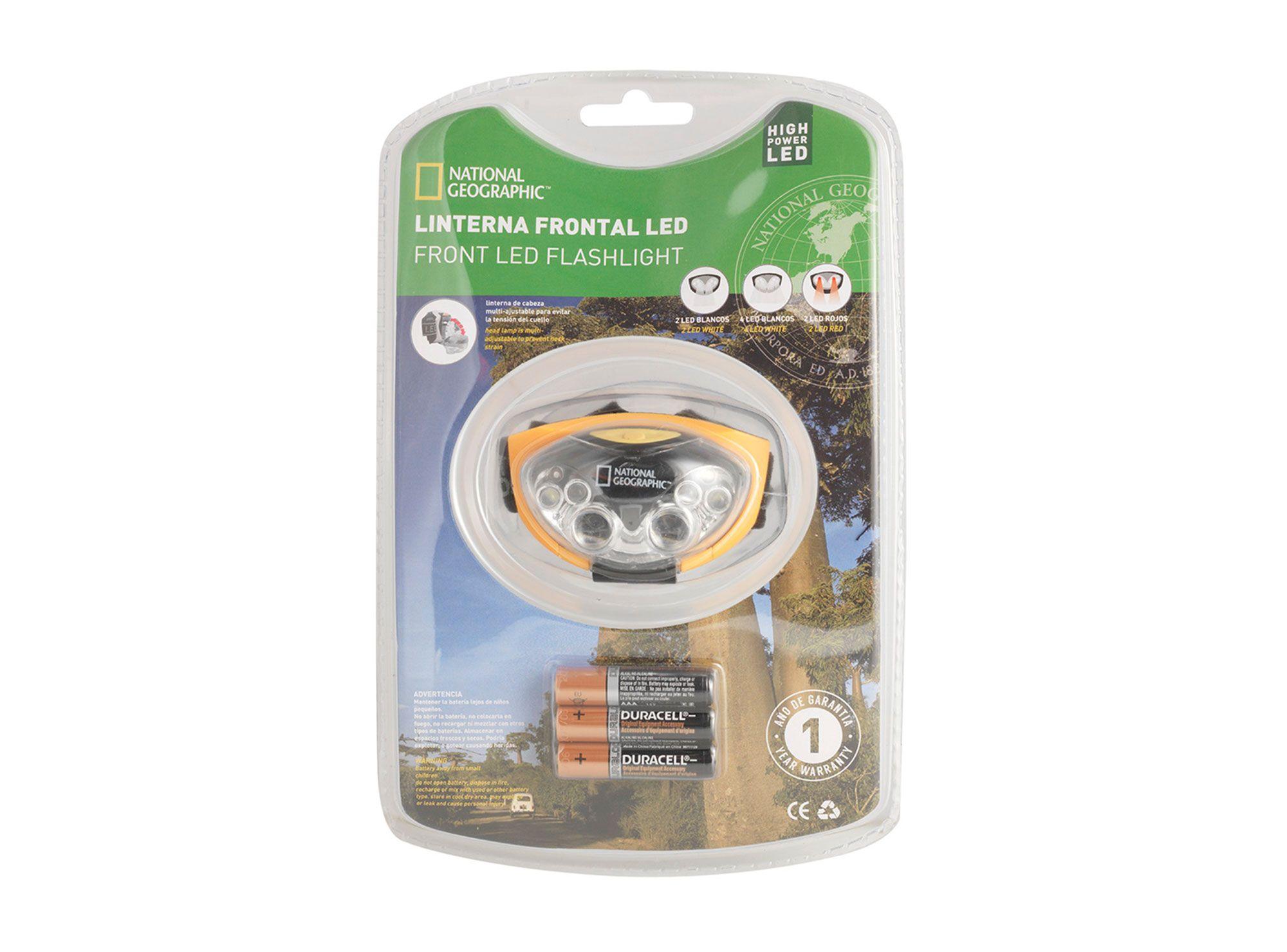 Linterna frontal LED negro National Geographic-2
