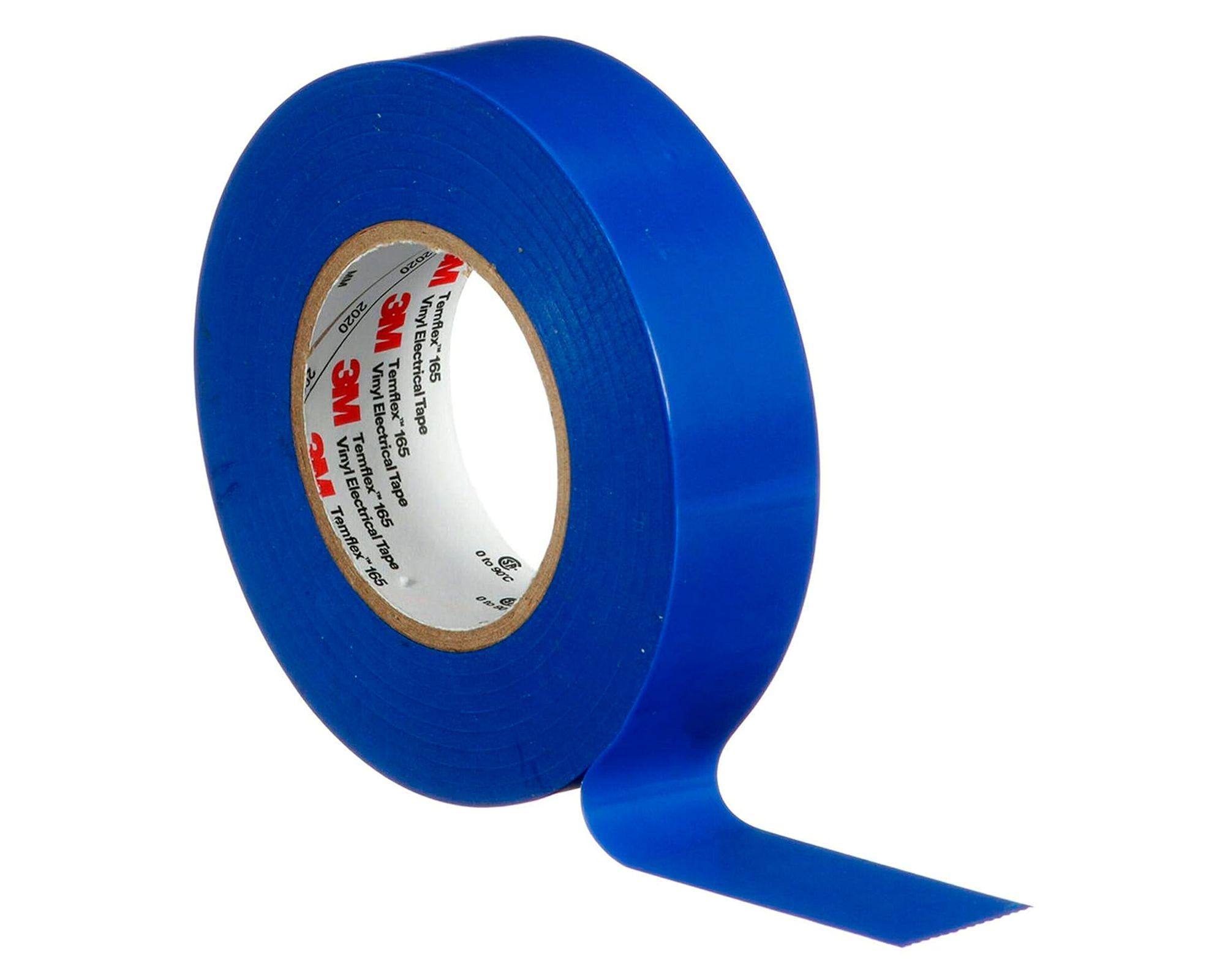 Cinta eléctrica 19 mm x 18,3 m Temflex 165 azul-1