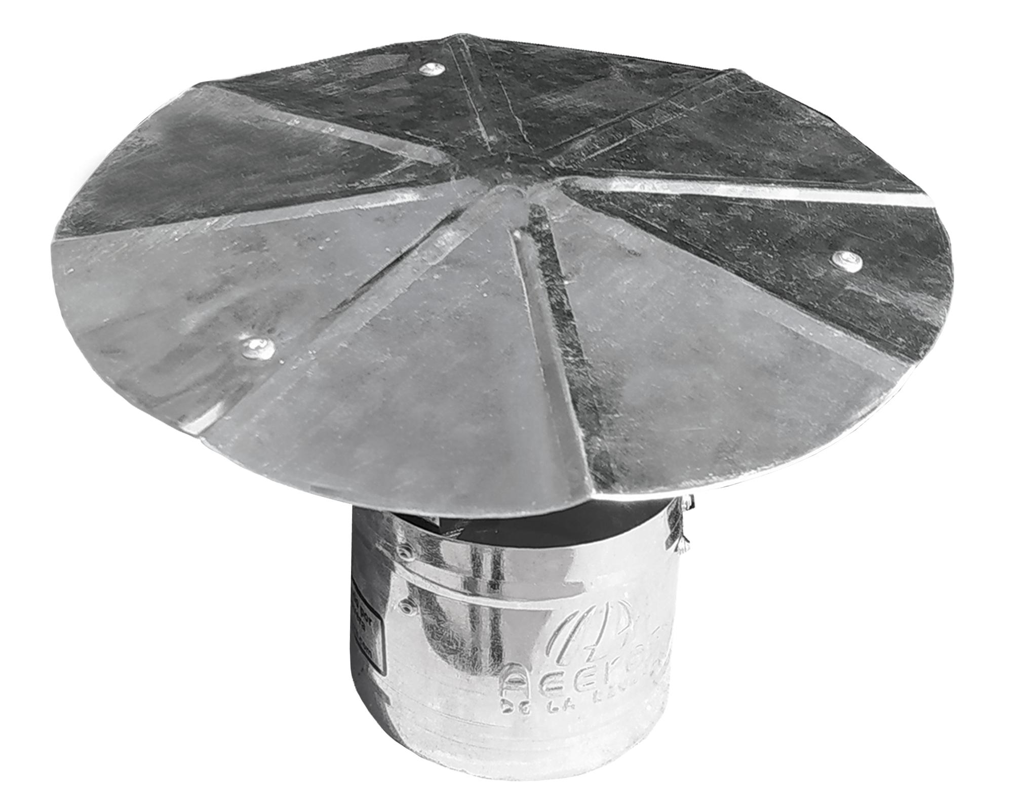 Gorro galvanizado 4'' espesor 0,35 mm Aceros de la Rivera-1