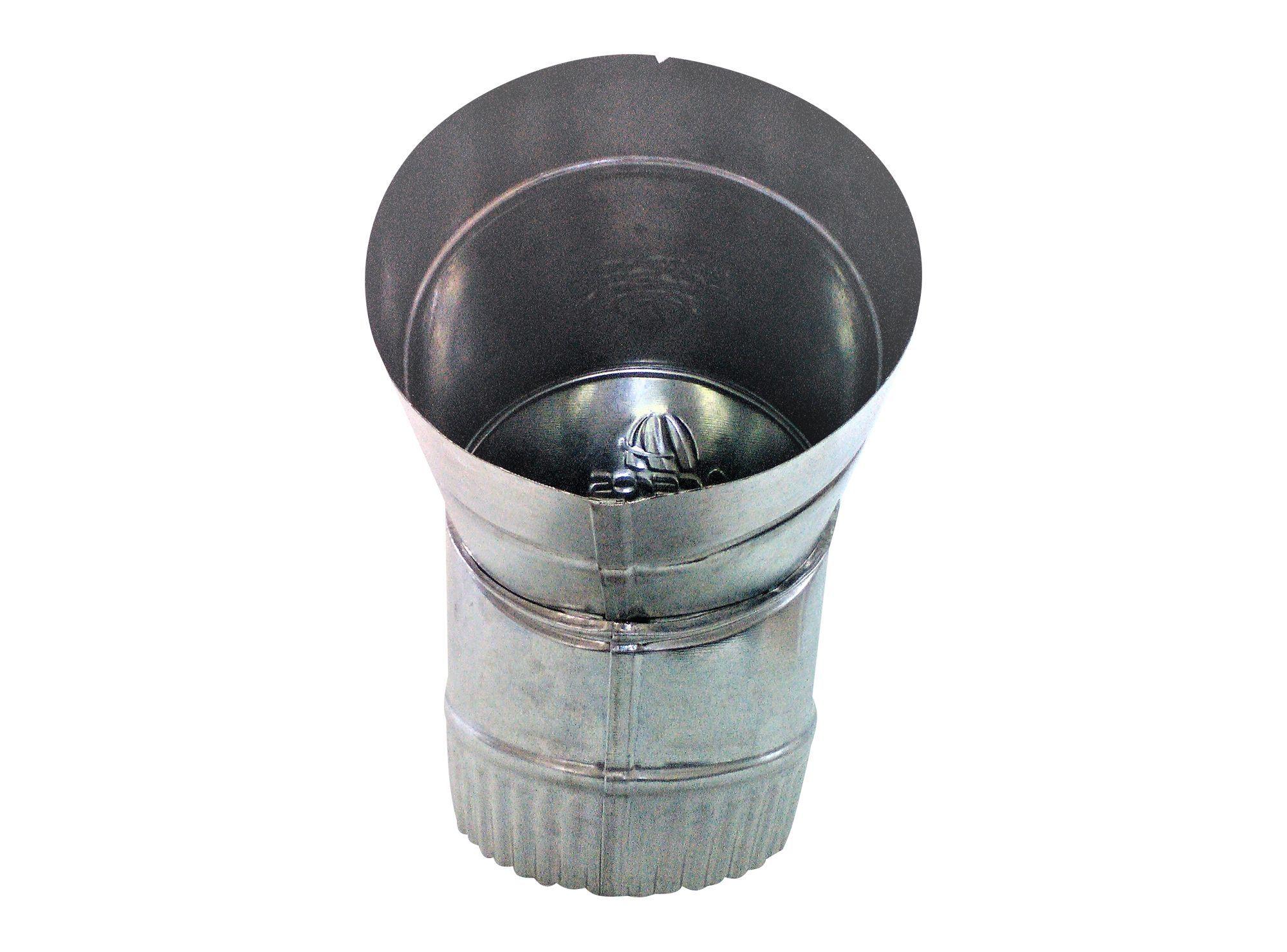 Codo galvanizado 5'' espesor 0,35 mm Aceros de la Rivera-0