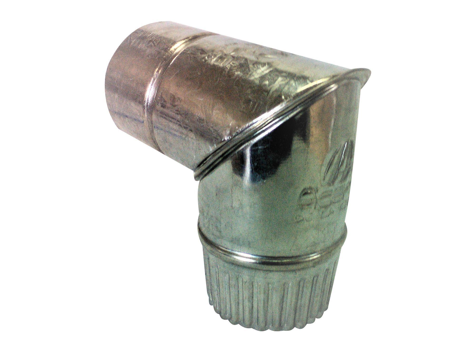 Codo galvanizado 4,5'' espesor 0,8 mm Aceros de la Rivera-1