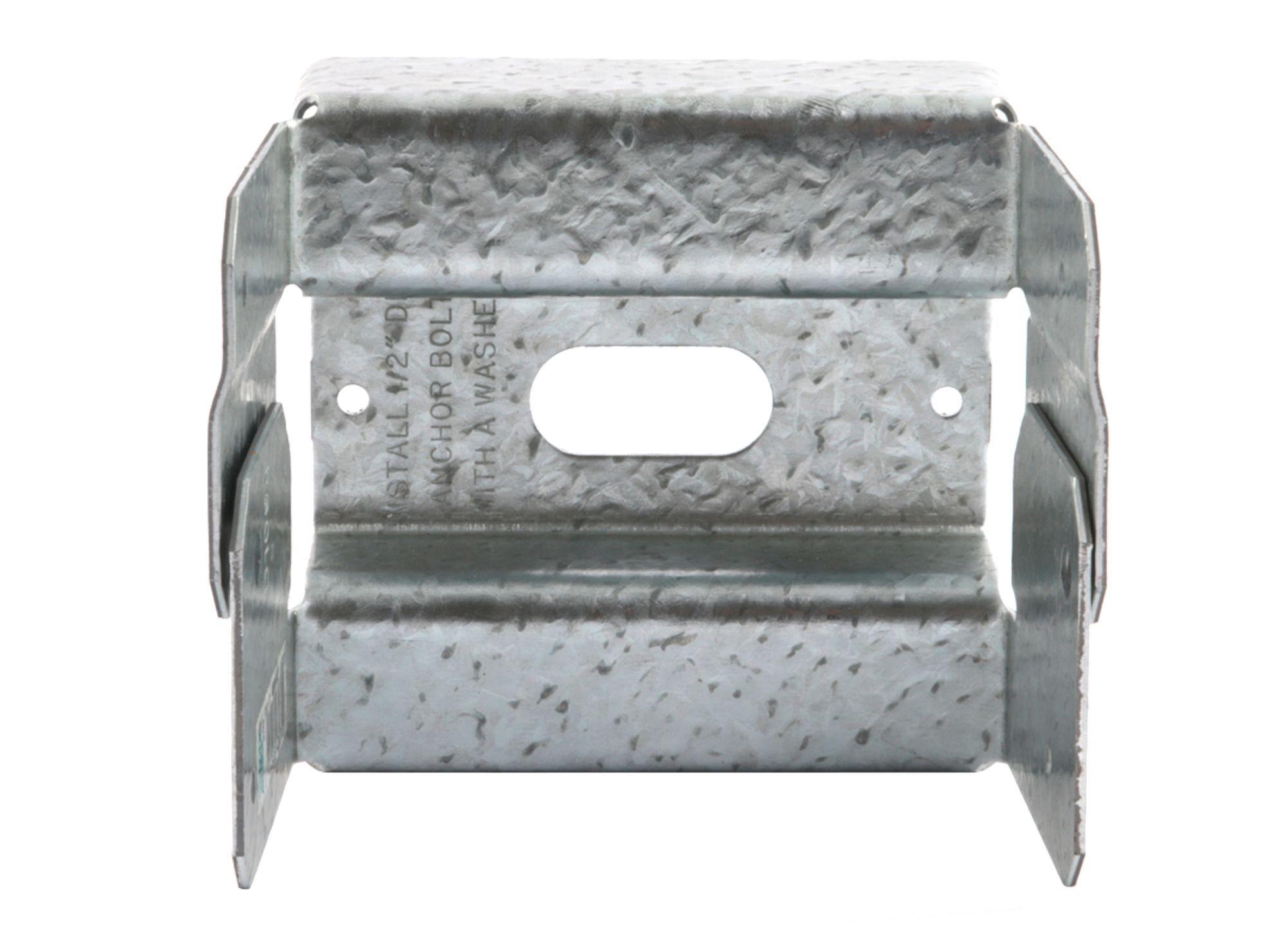 Base poste 4x4'' G185 gris Simpson-0