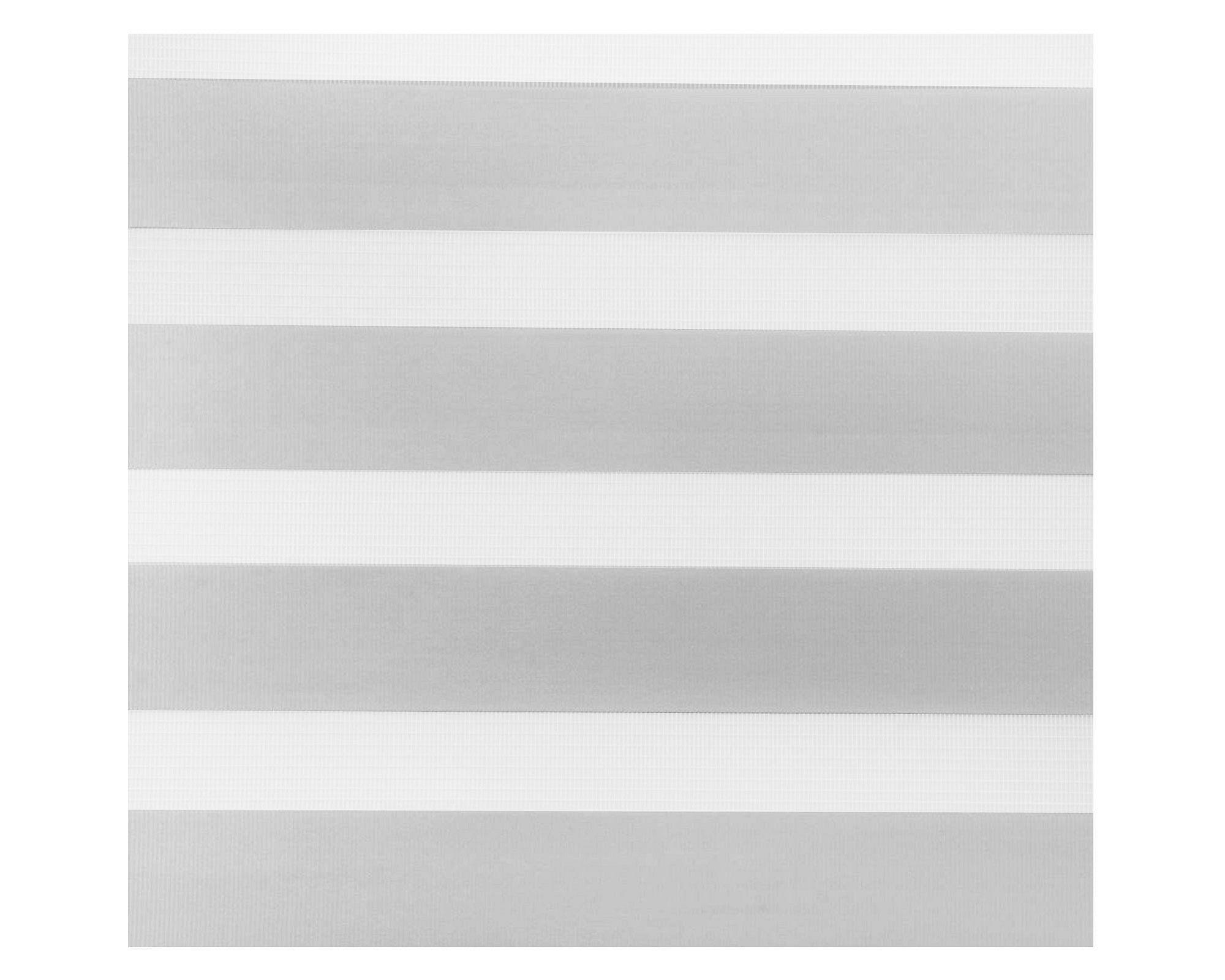 Cortina roller blackout zebra 150x165 cm gris Cotidiana-4