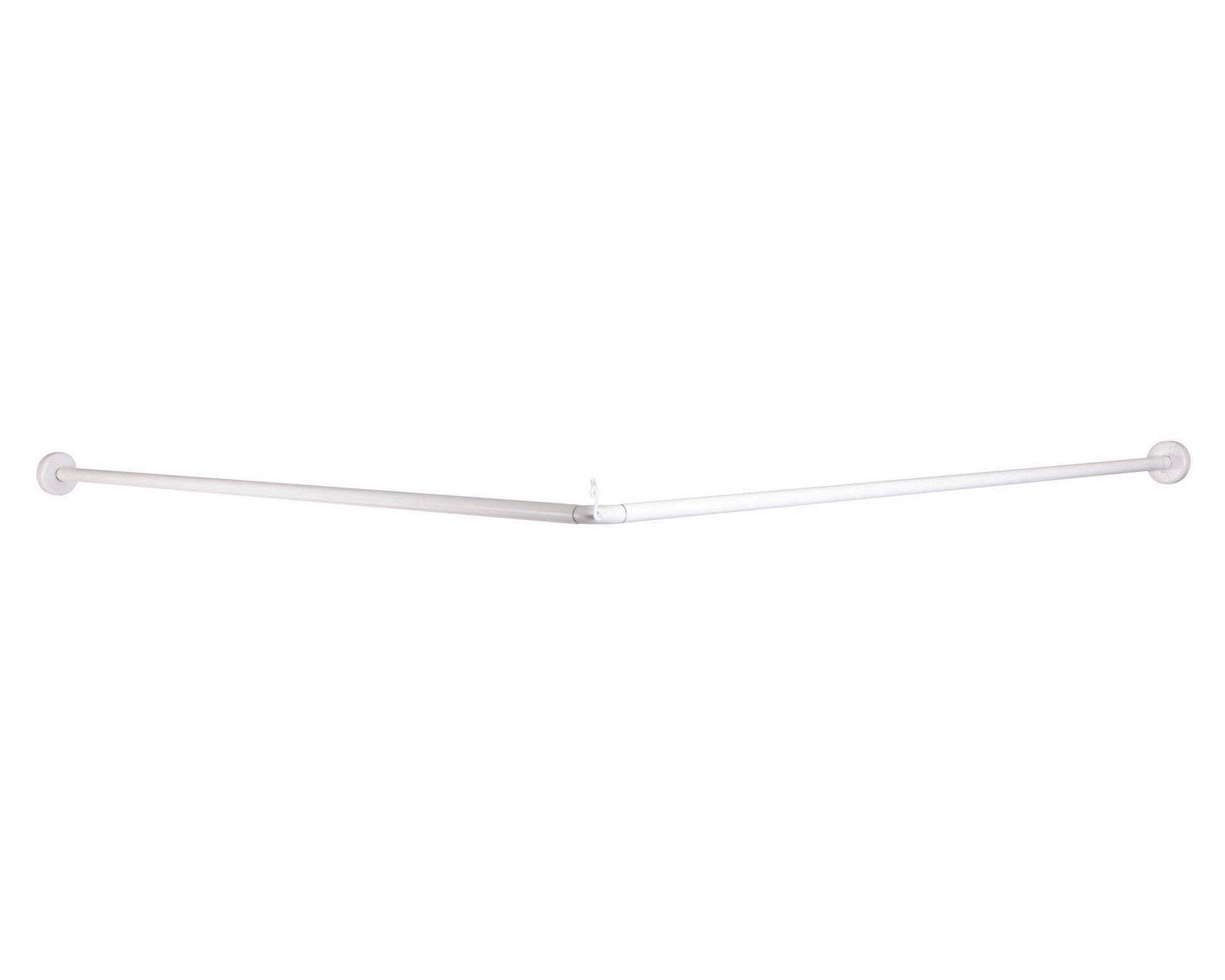 Barra angular baño 19 mm 75x175 cm blanco Metalhsa-0