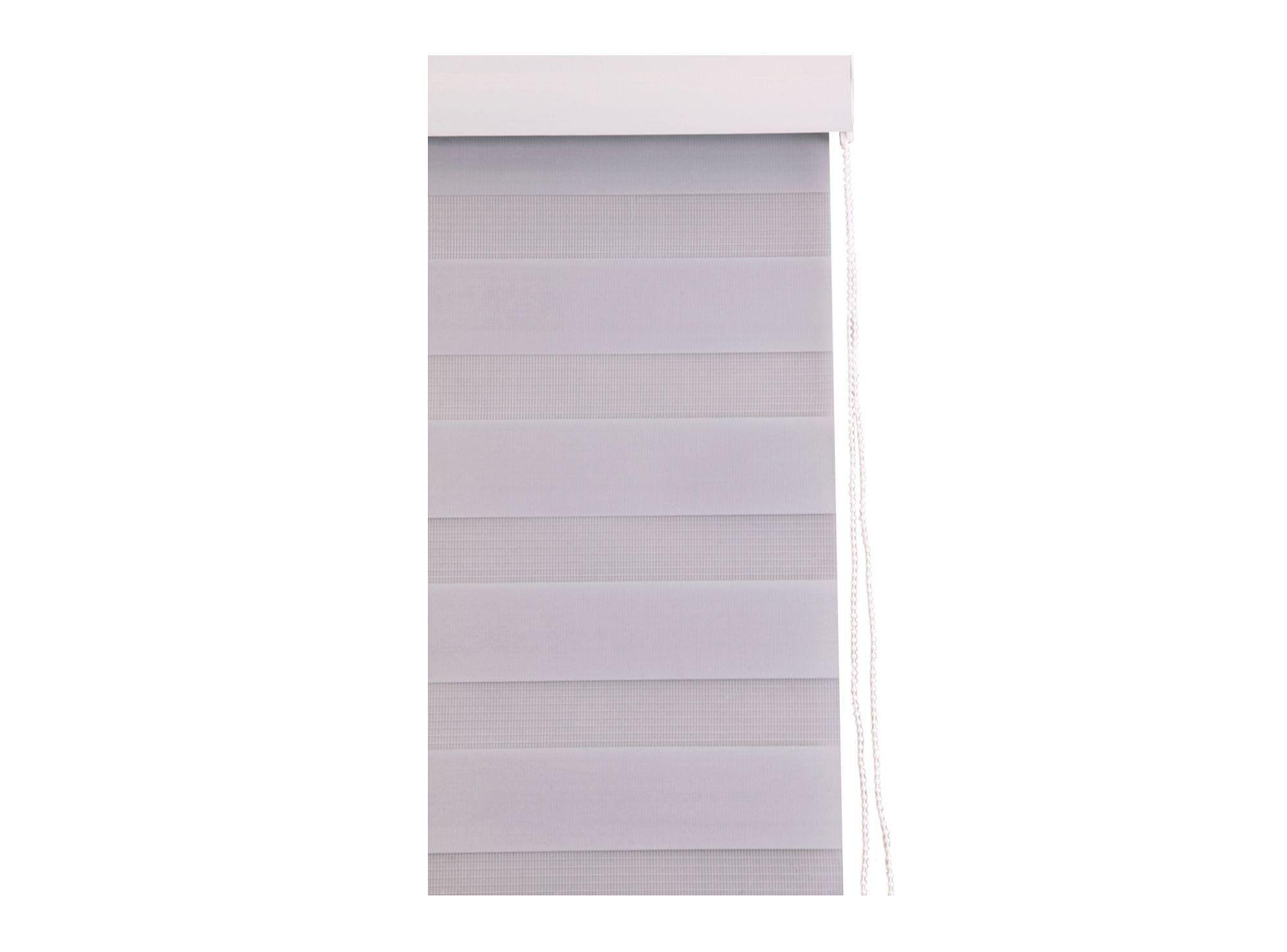 Cortina roller zebra 160x250 cm gris claro Cotidiana-1
