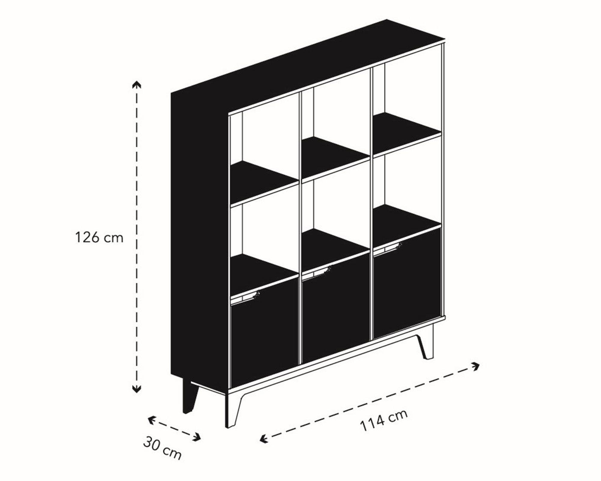 Estante Bremen blanco M+Design-7