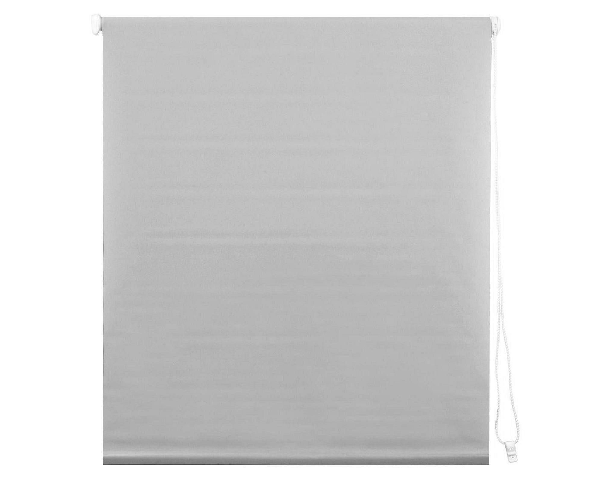 Cortina roller blackout 140x165 cm gris Cotidiana-0