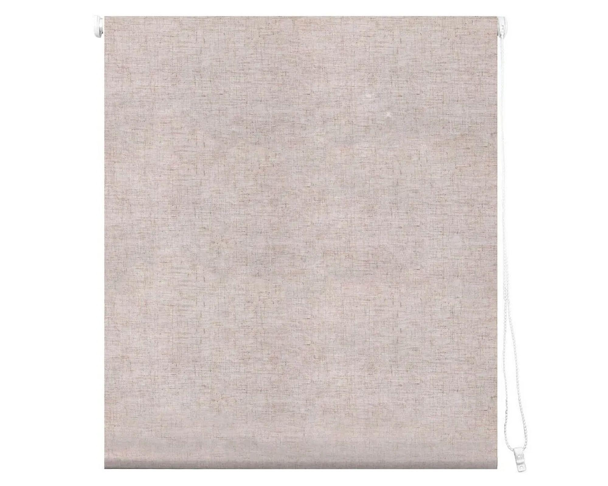 Cortina roller blackout 140x165 cm textura crudo Cotidiana-0