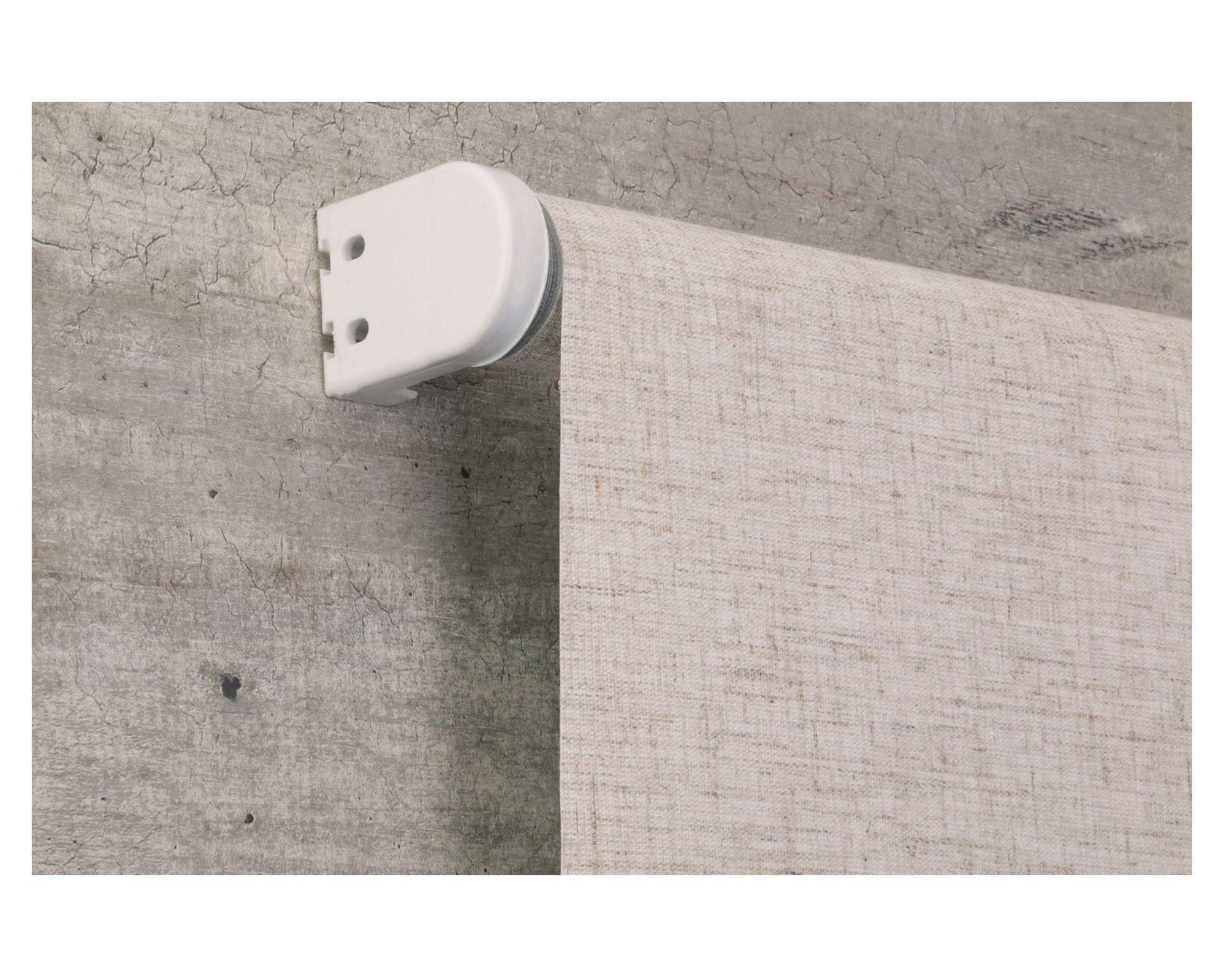 Cortina roller blackout 140x165 cm textura crudo Cotidiana-1