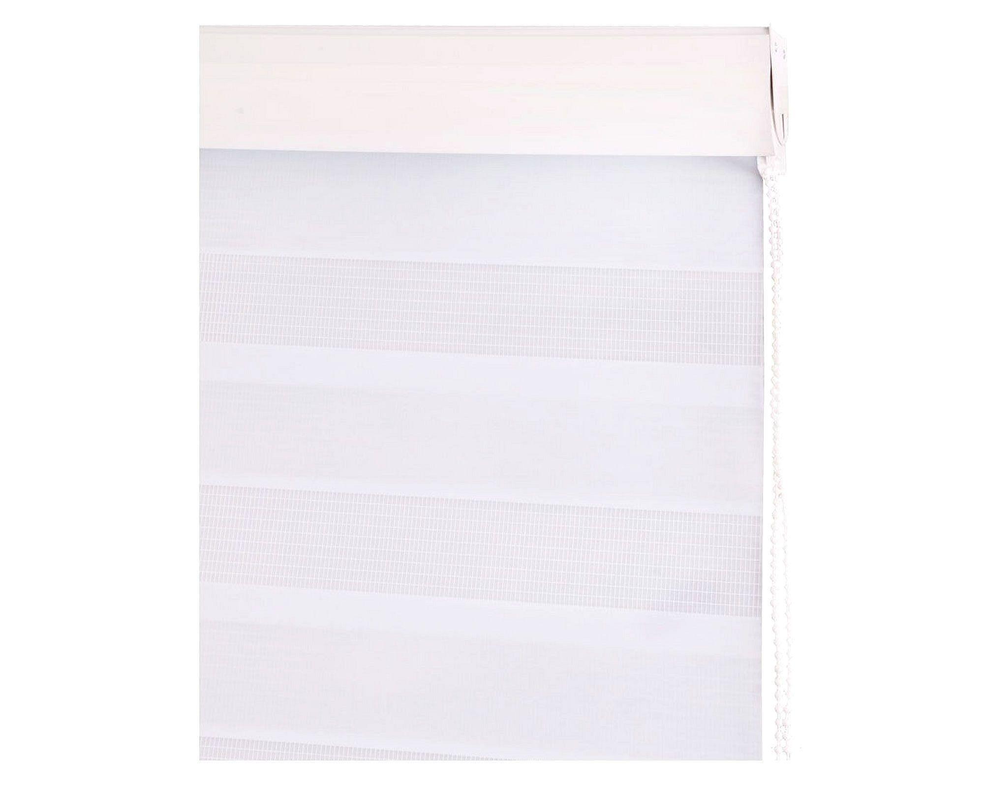 Cortina roller zebra 160x250 cm blanco Cotidiana-3