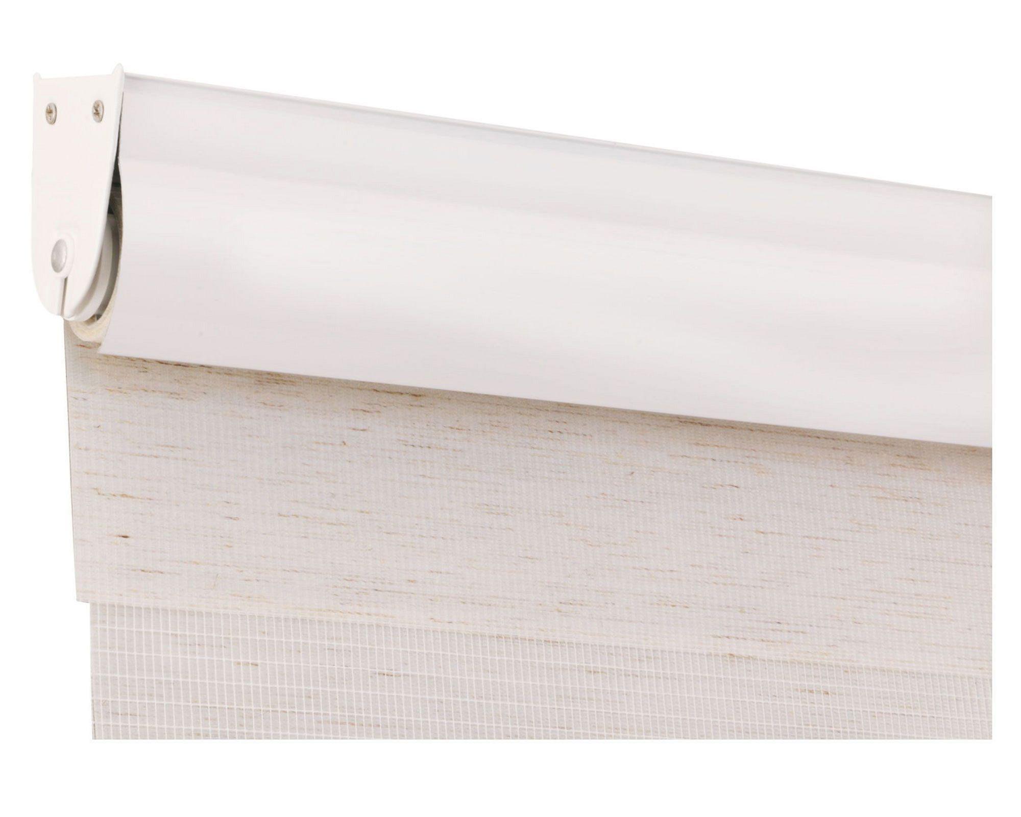 Cortina roller zebra 100x165 cm textura beige Cotidiana-3