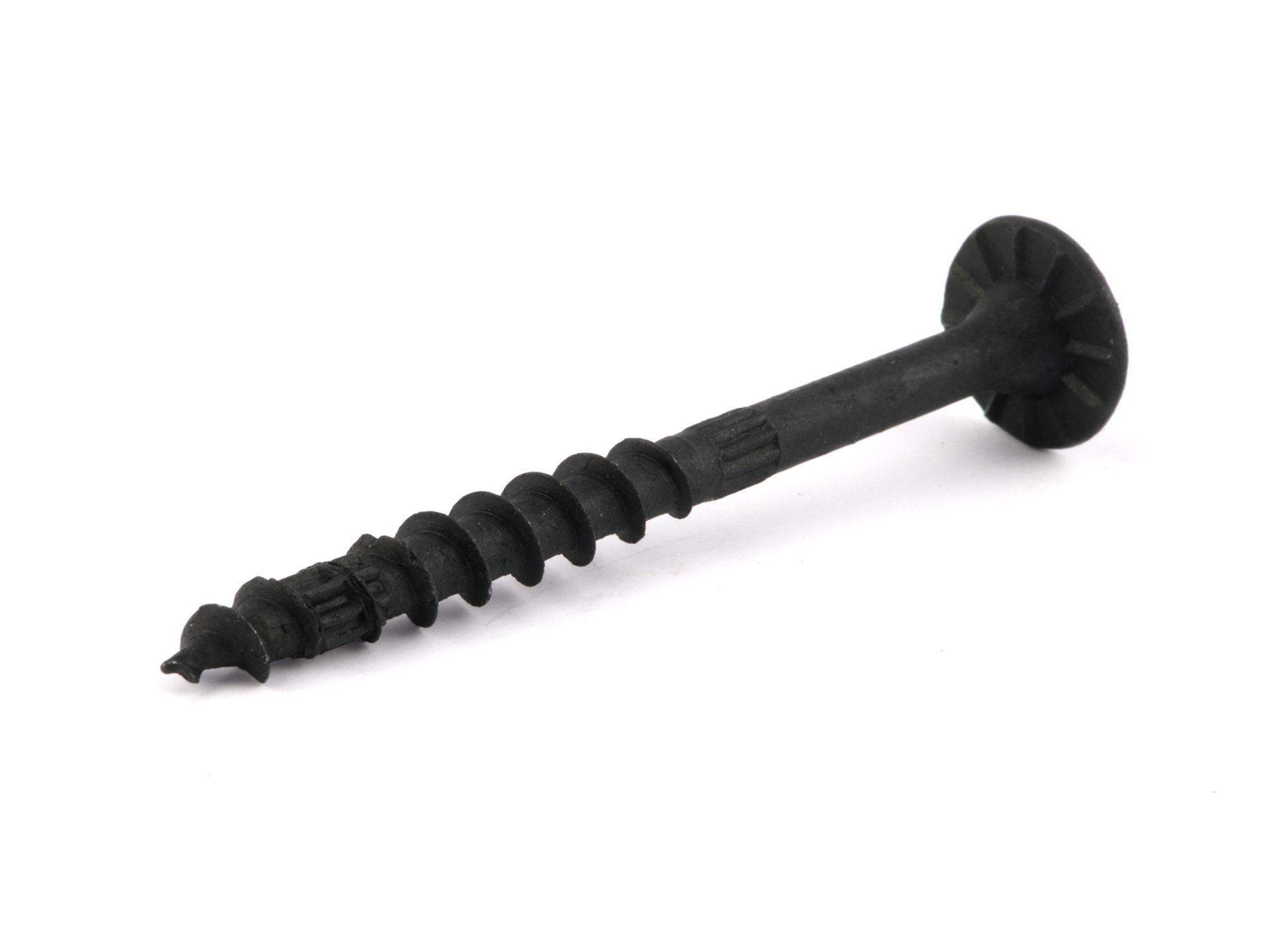 Tornillo madera 3 1/2'' negro 12 unidades Simpson-0