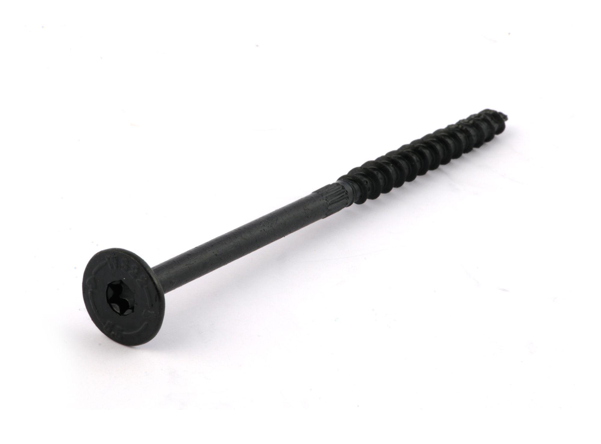 Tornillo madera 5 1/2'' negro 12 unidades Simpson-1