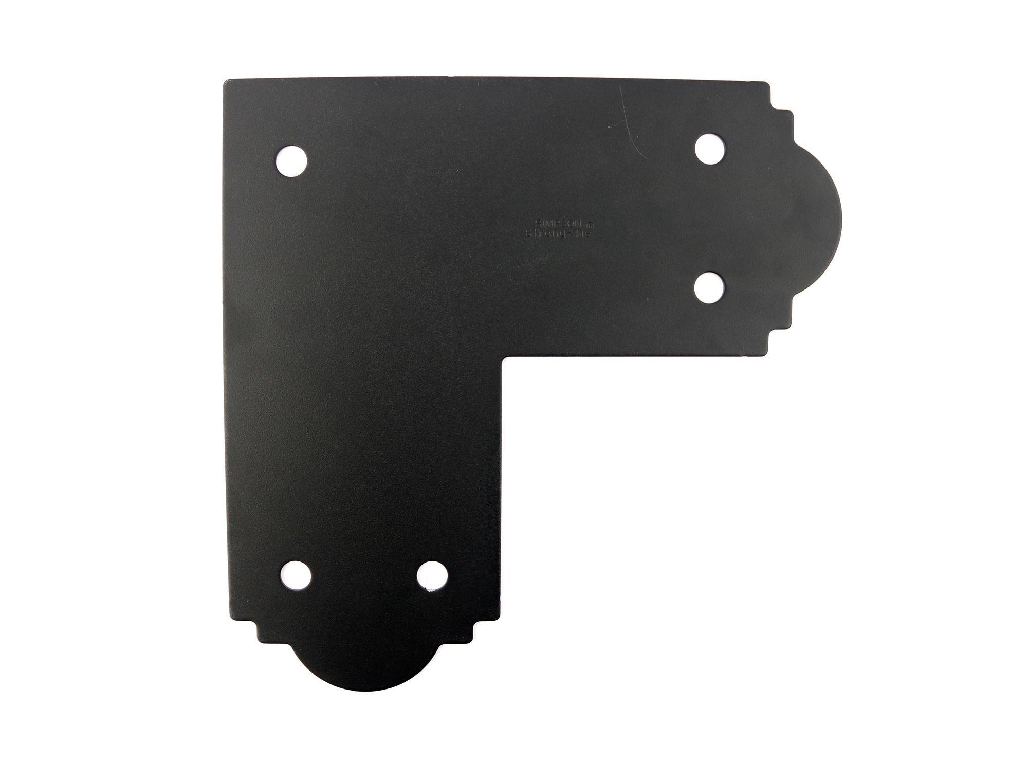 Fleje L 28,5x12,5 cm APL6 negro Simpson-0