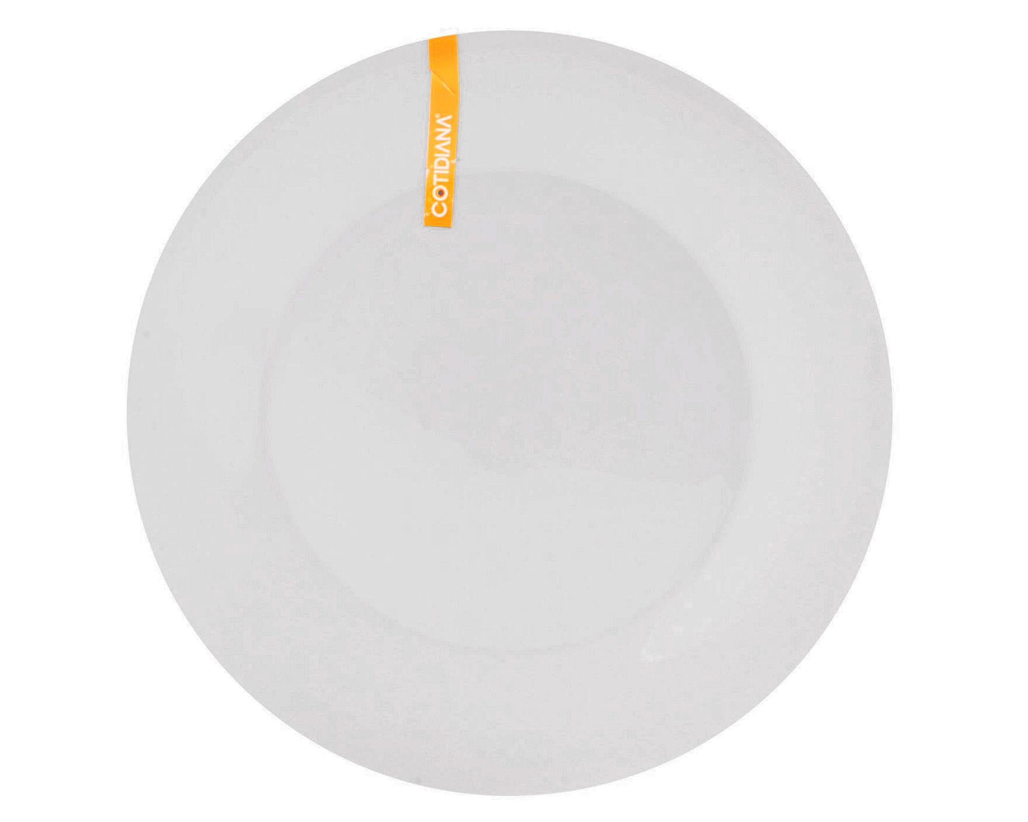 Plato fondo 27 cm básico redondo Cotidiana-0