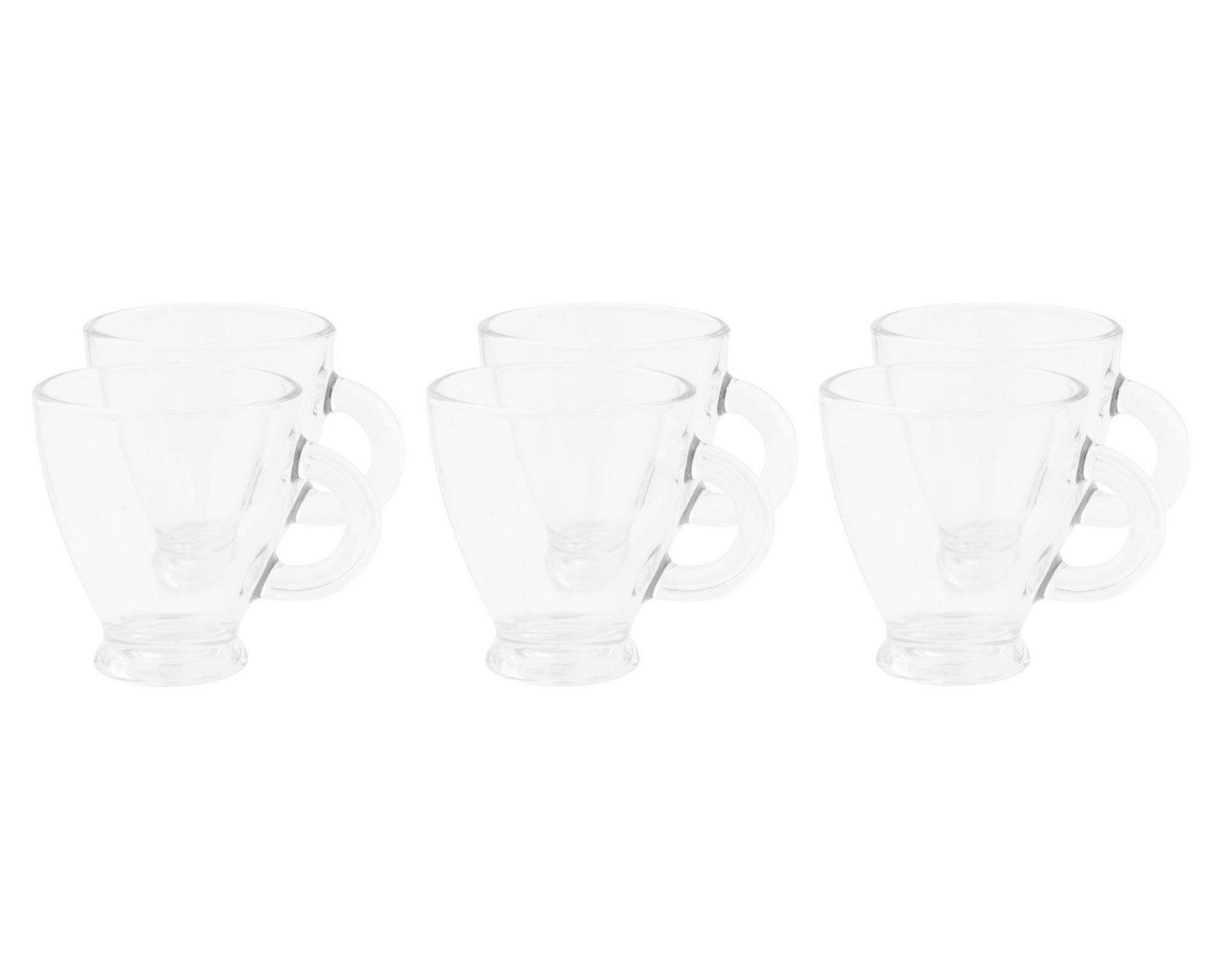 Taza 155 ml Expresso 6 unidades transparente-0