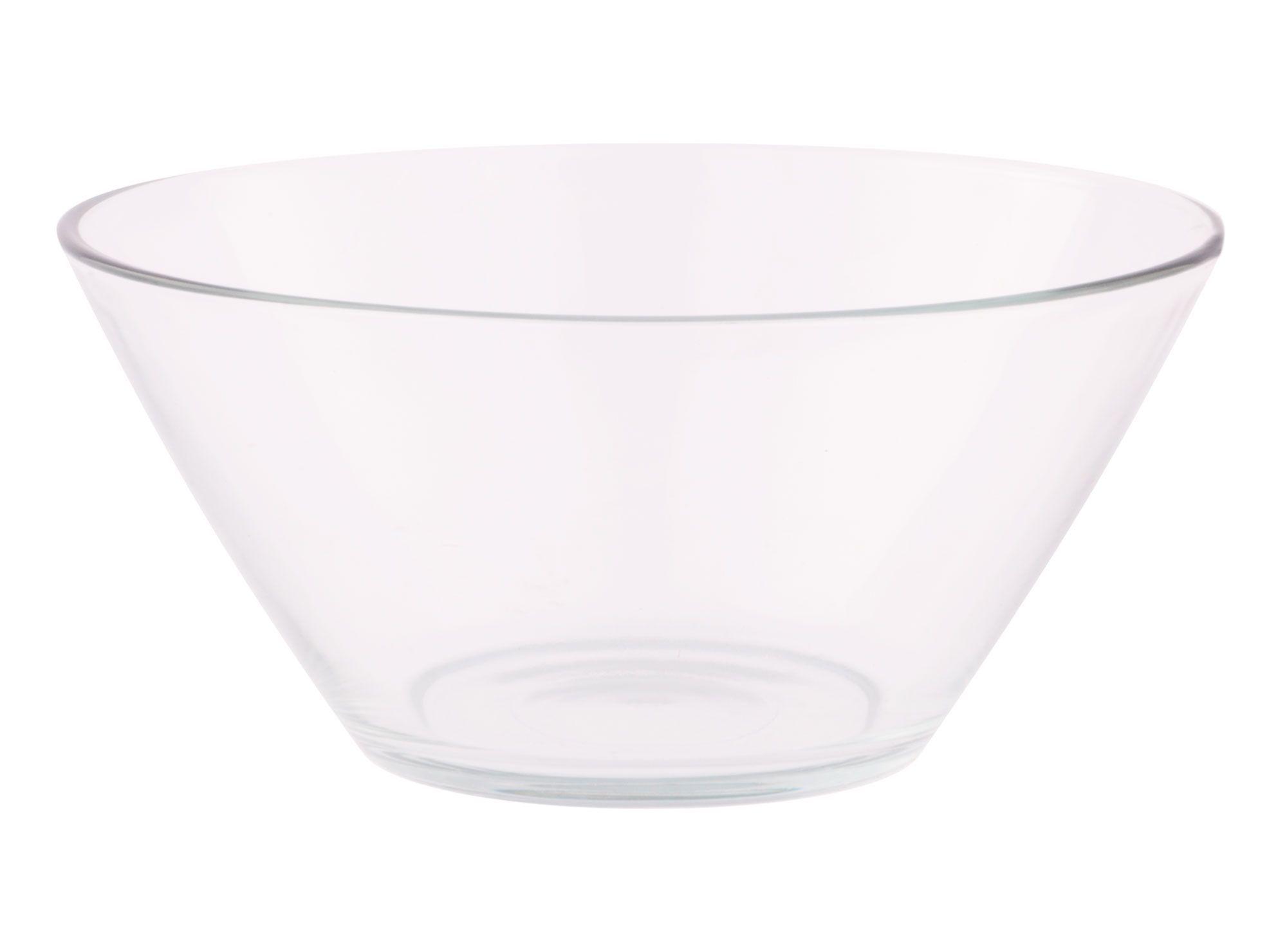 Ensaladera 23 cm transparente-0