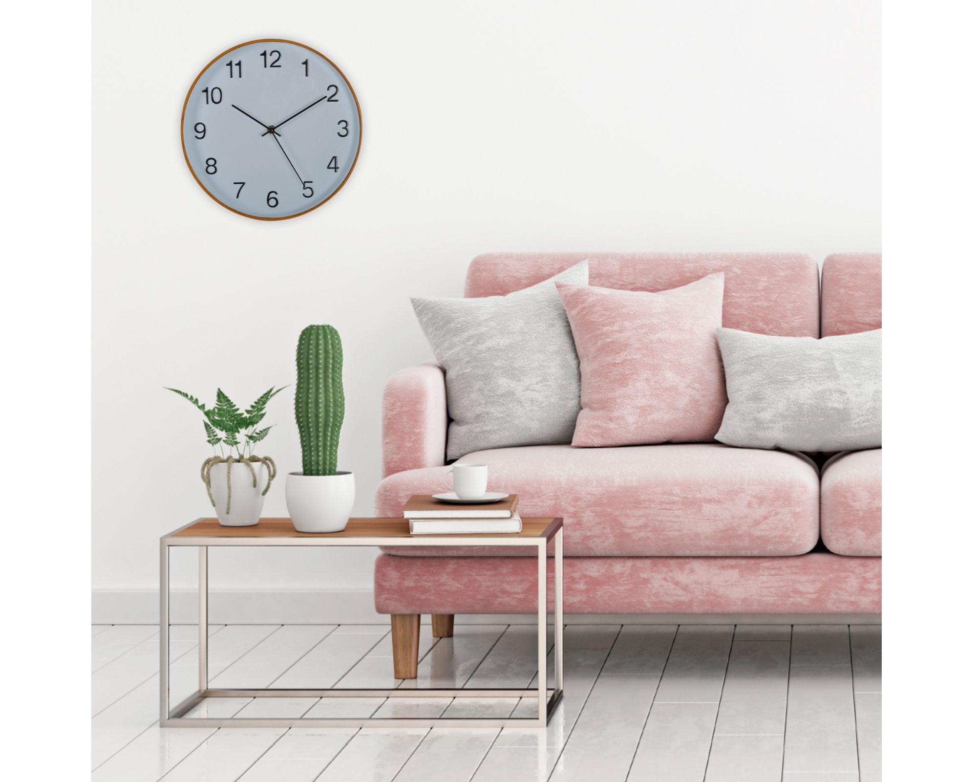 Reloj 30 cm blanco Cotidiana-2