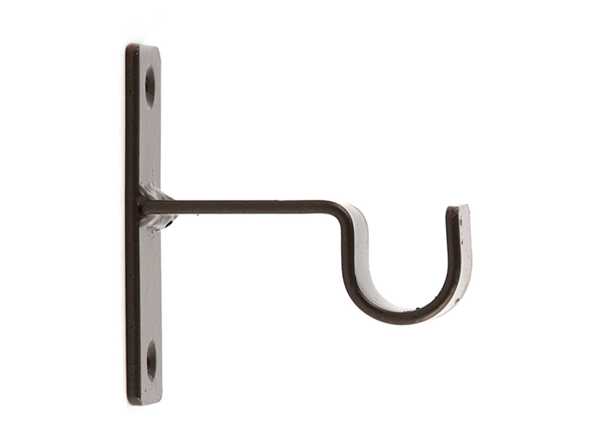 Soporte simple 3/4'' Darkness oxido 2 unidades Ferrato-1