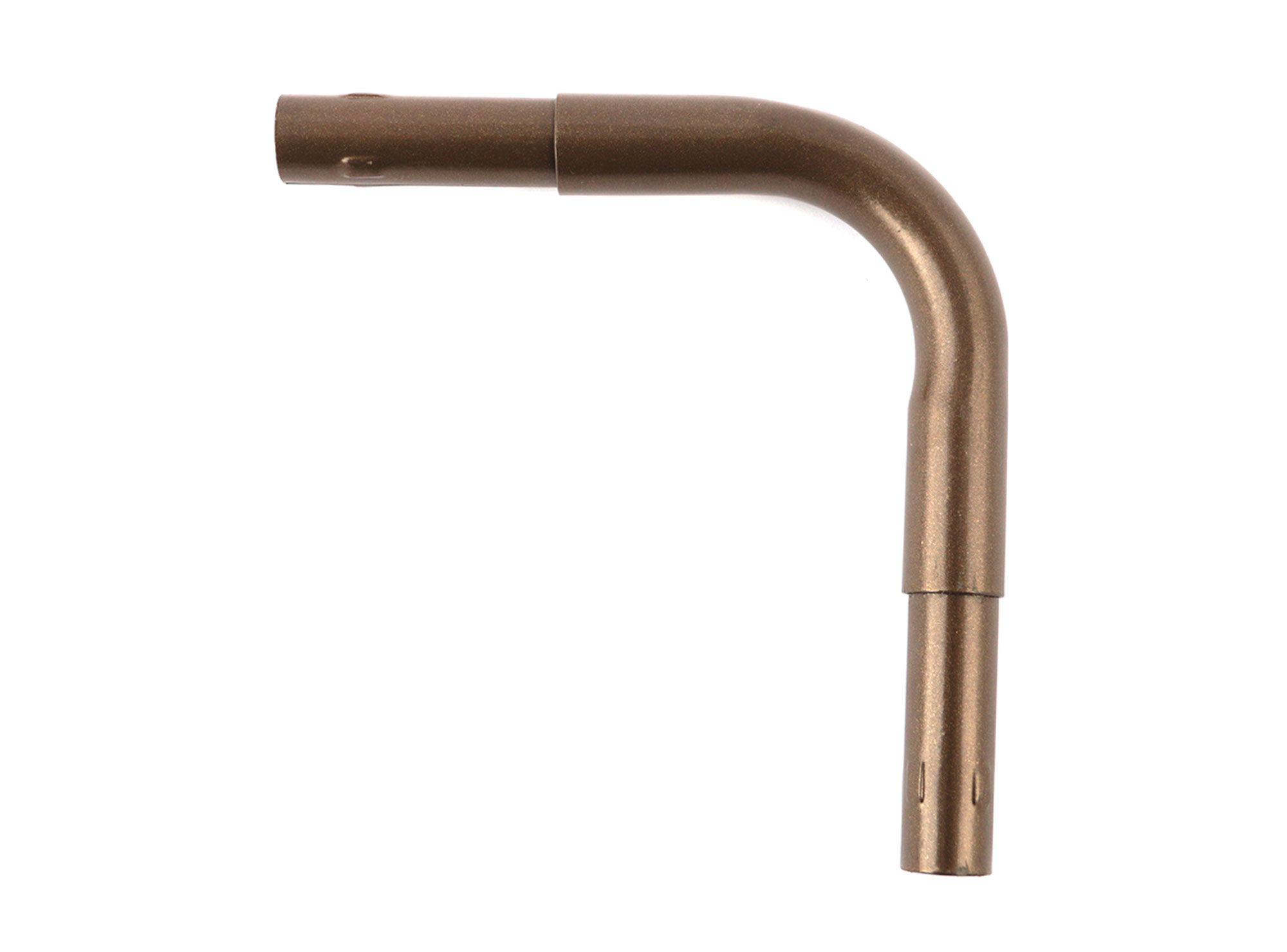 Barra cortina 5/8'' 2 m óxido Ferrato-0