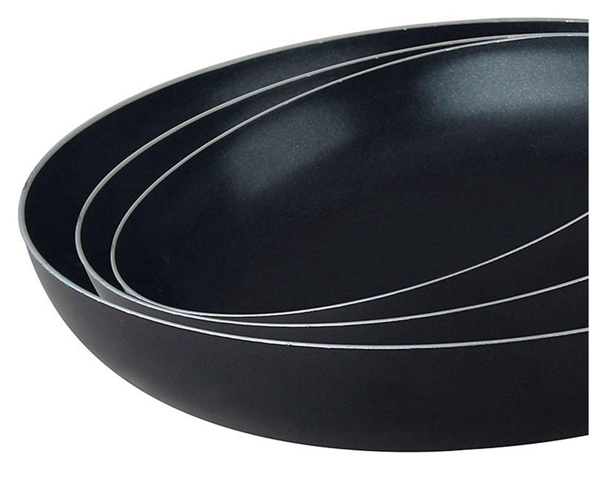 Sartén negro 3 piezas Cotidiana-1