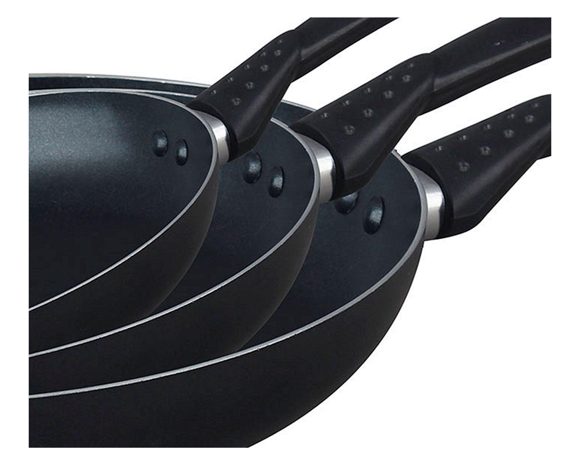 Sartén negro 3 piezas Cotidiana-2