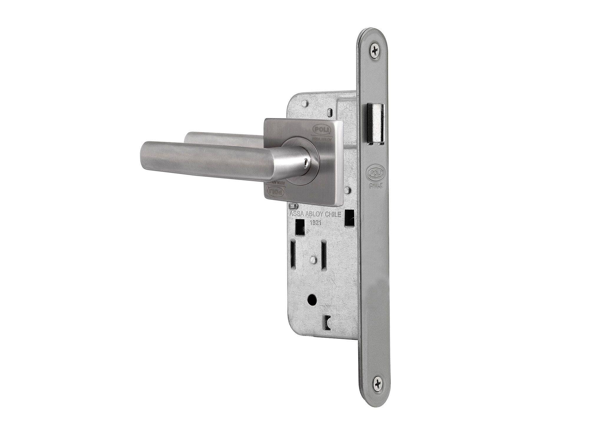 Cerradura de embutir libre paso manilla piano 215 Multifunción Poli-0