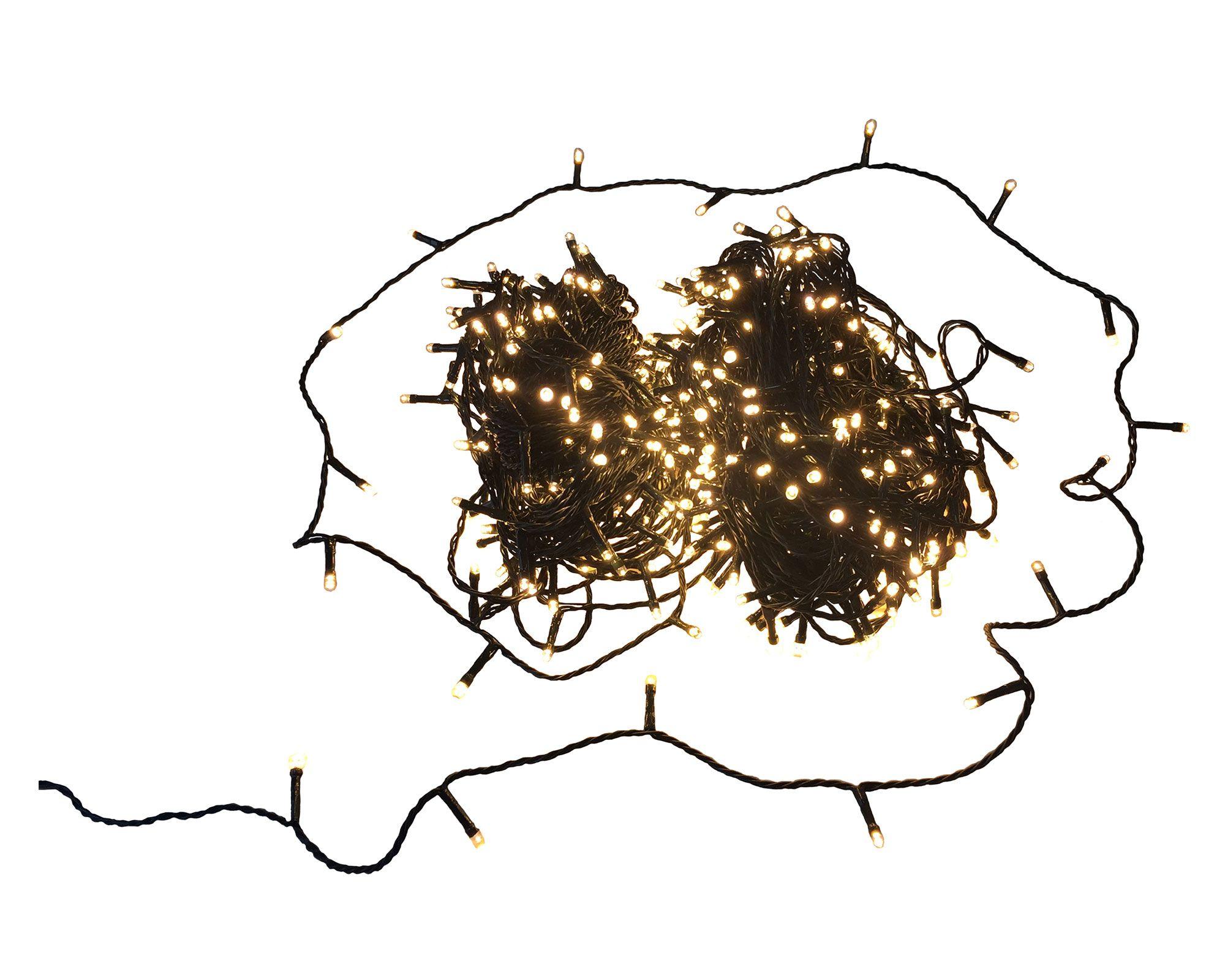 500 Luces de navidad LED blancas con funciones-2