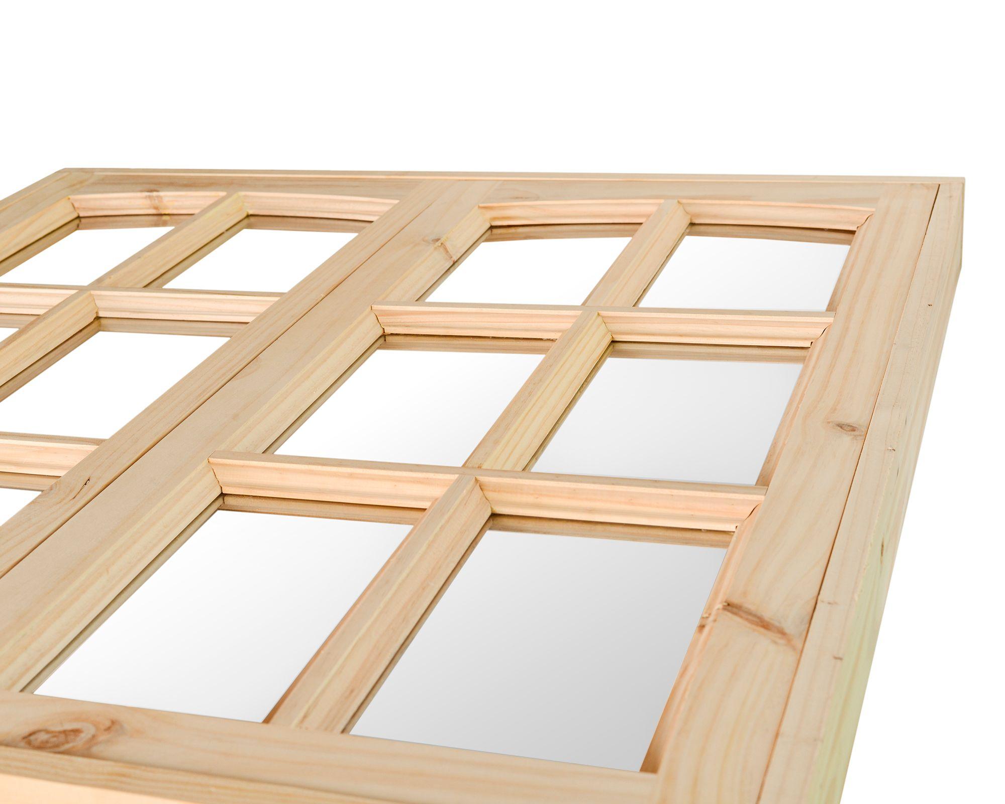 Ventana Madera 100x100 cm Pino Radiata-4