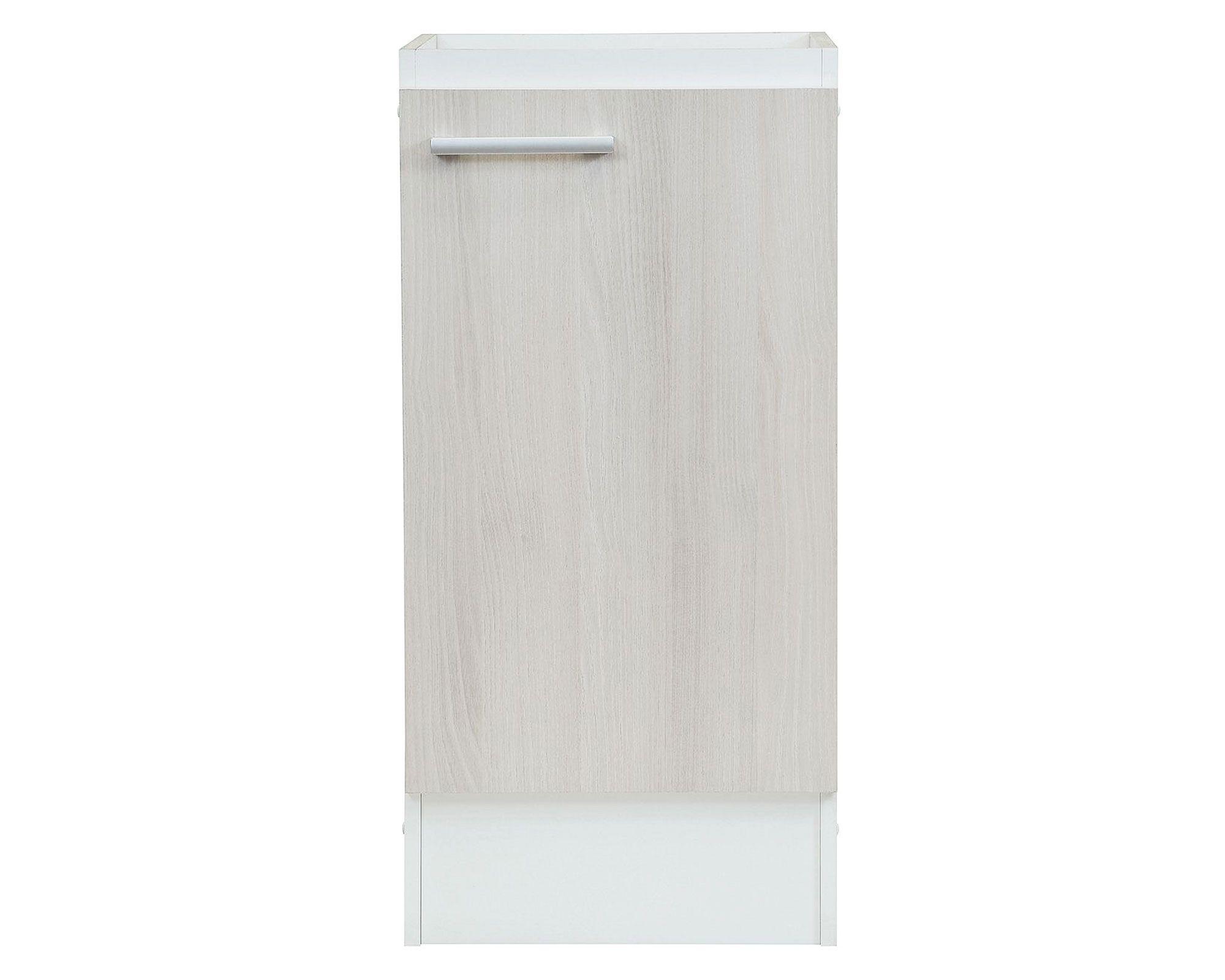 Mueble base 1 puerta banco/ acacia Mobiki-0