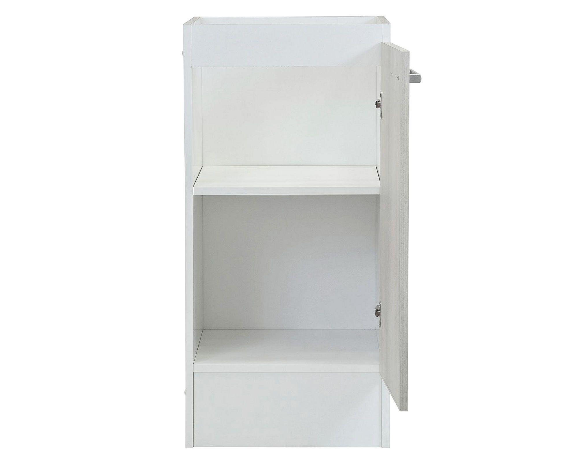 Mueble base 1 puerta banco/ acacia Mobiki-2