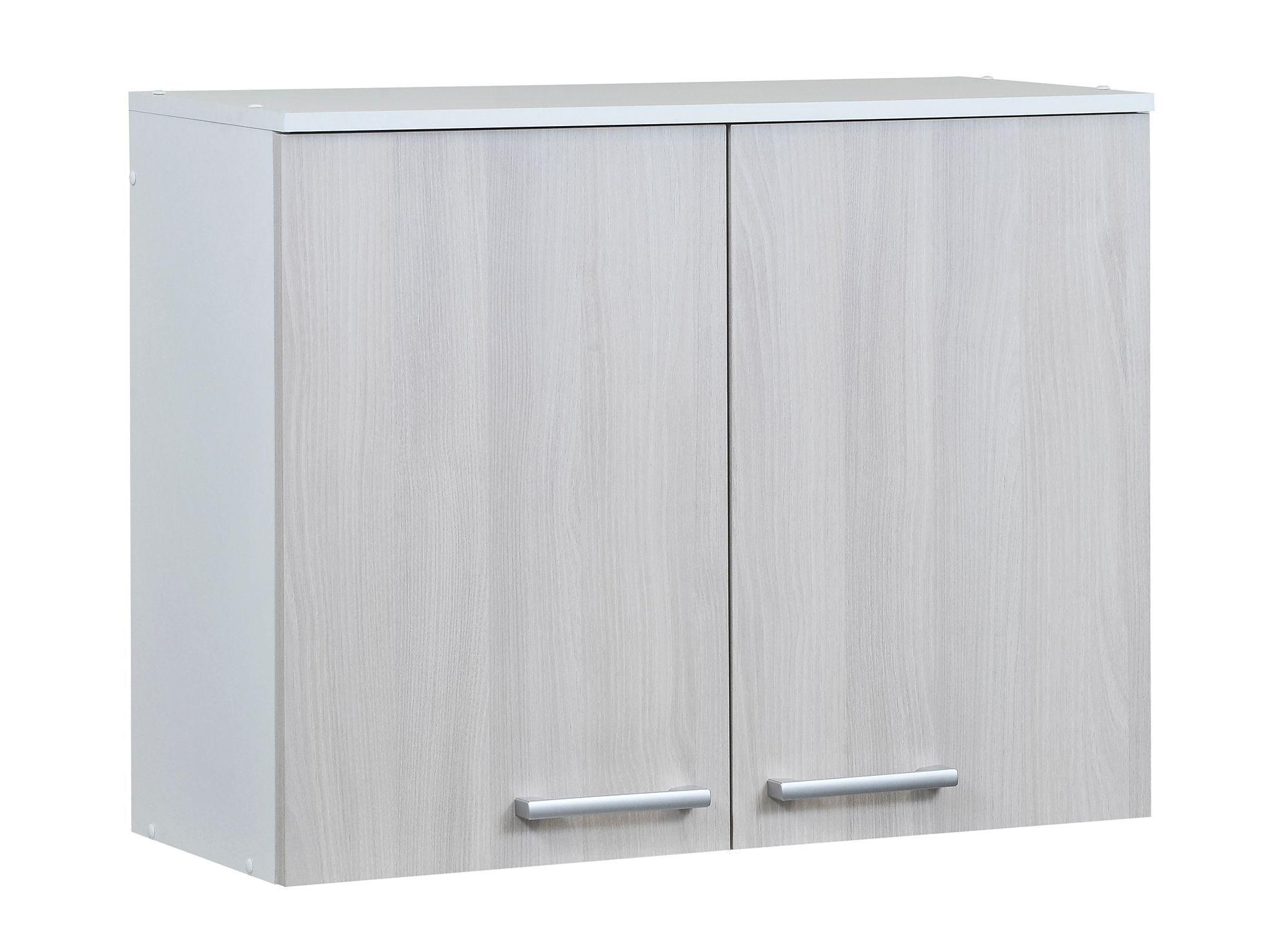 Mueble mural 80 cm blanco/acacia Mobikit-1