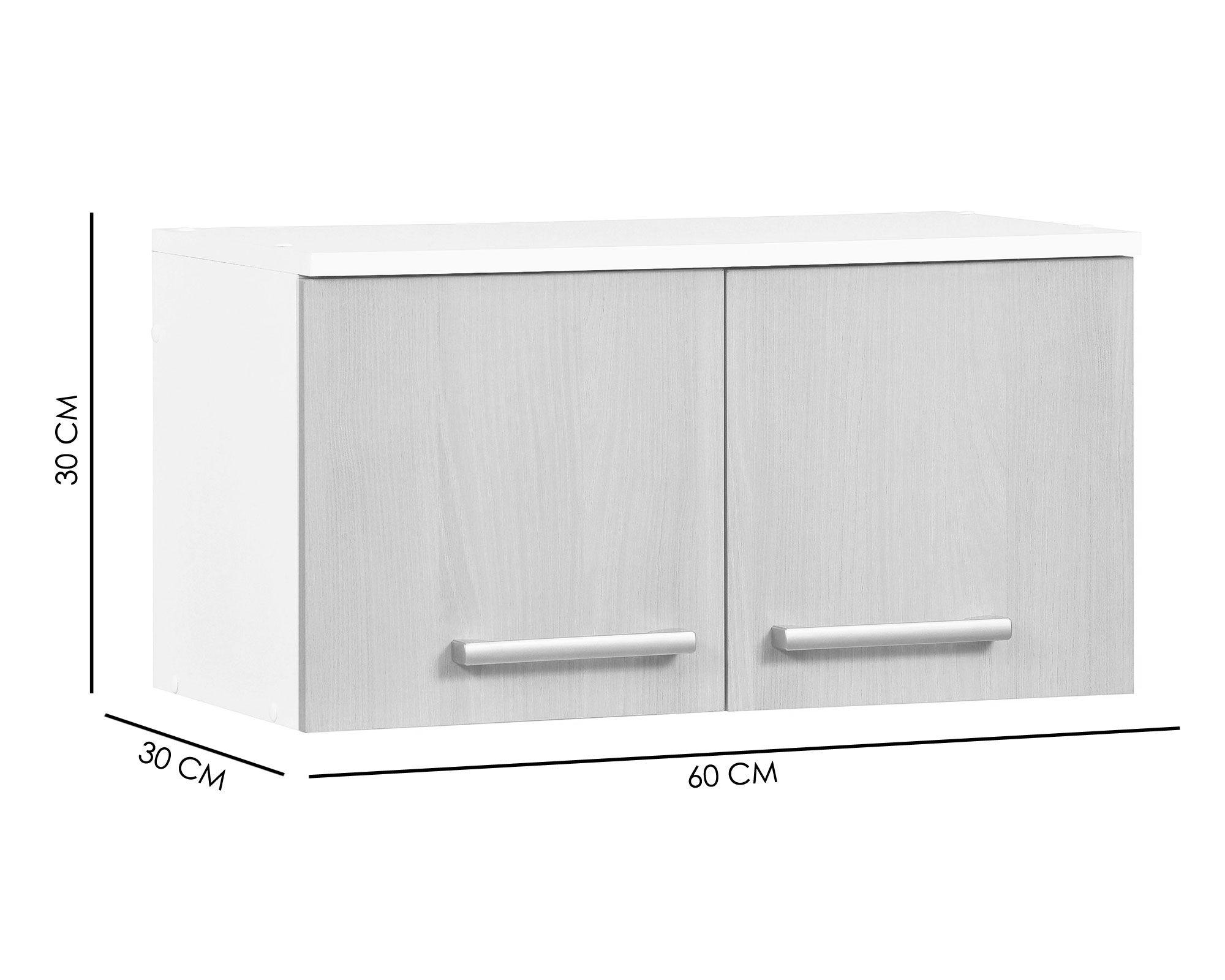 Mueble mural Campana blanco/acacia Mobikit-4