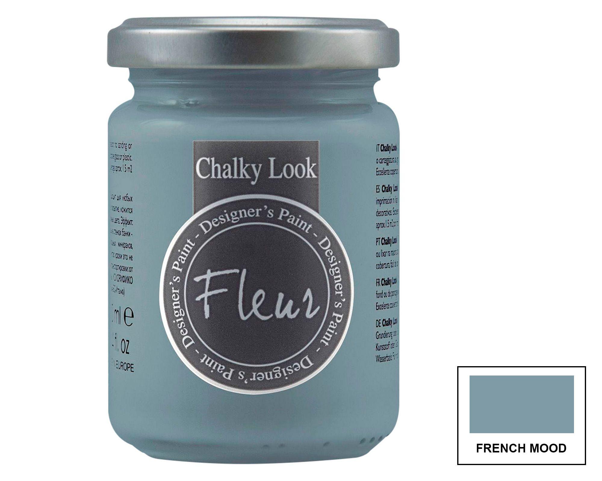Pintura 130 ml Chalky look french mood mate Fleur-2