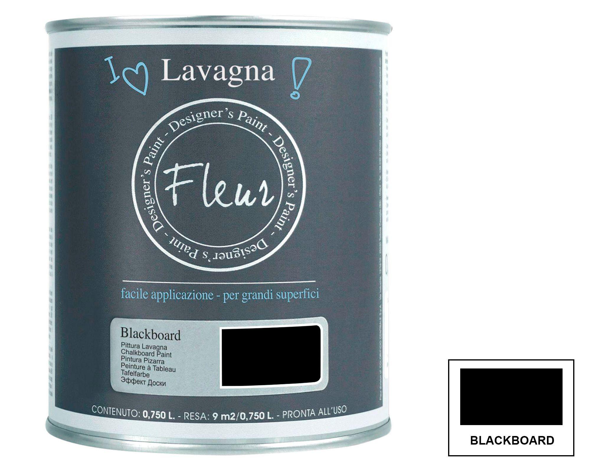 Pintura 750 ml Pizarrón blackboard mate Fleur-2