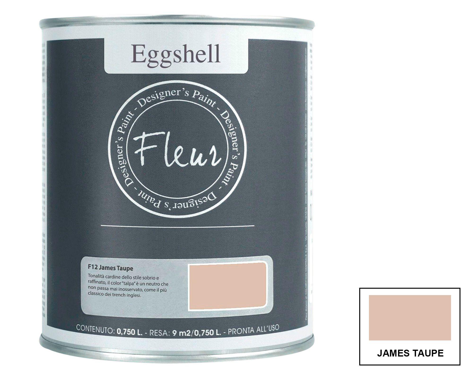 Pintura 750 ml Eggshell james taupe semi satin Fleur-2