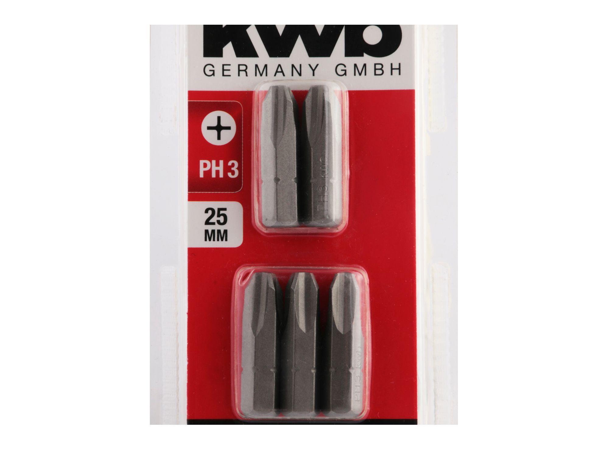 Punta phillips PH2 23 mm 5 unidades KWB-1
