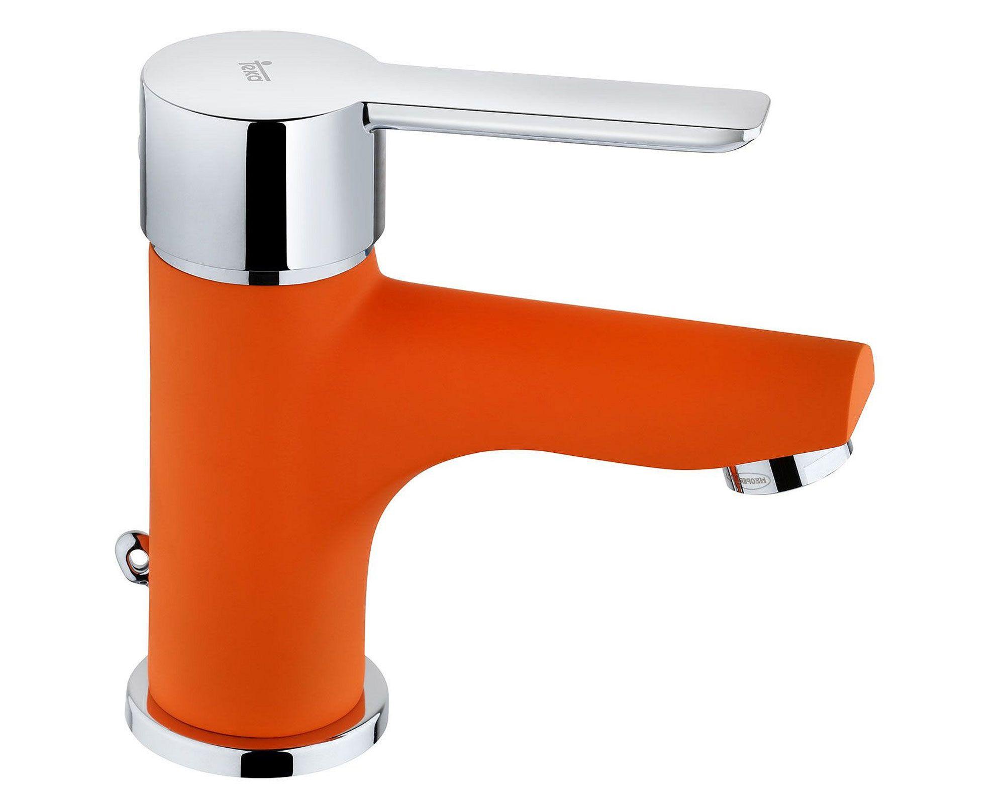 Monomando lavamanos Inca fashion naranjo Teka-0