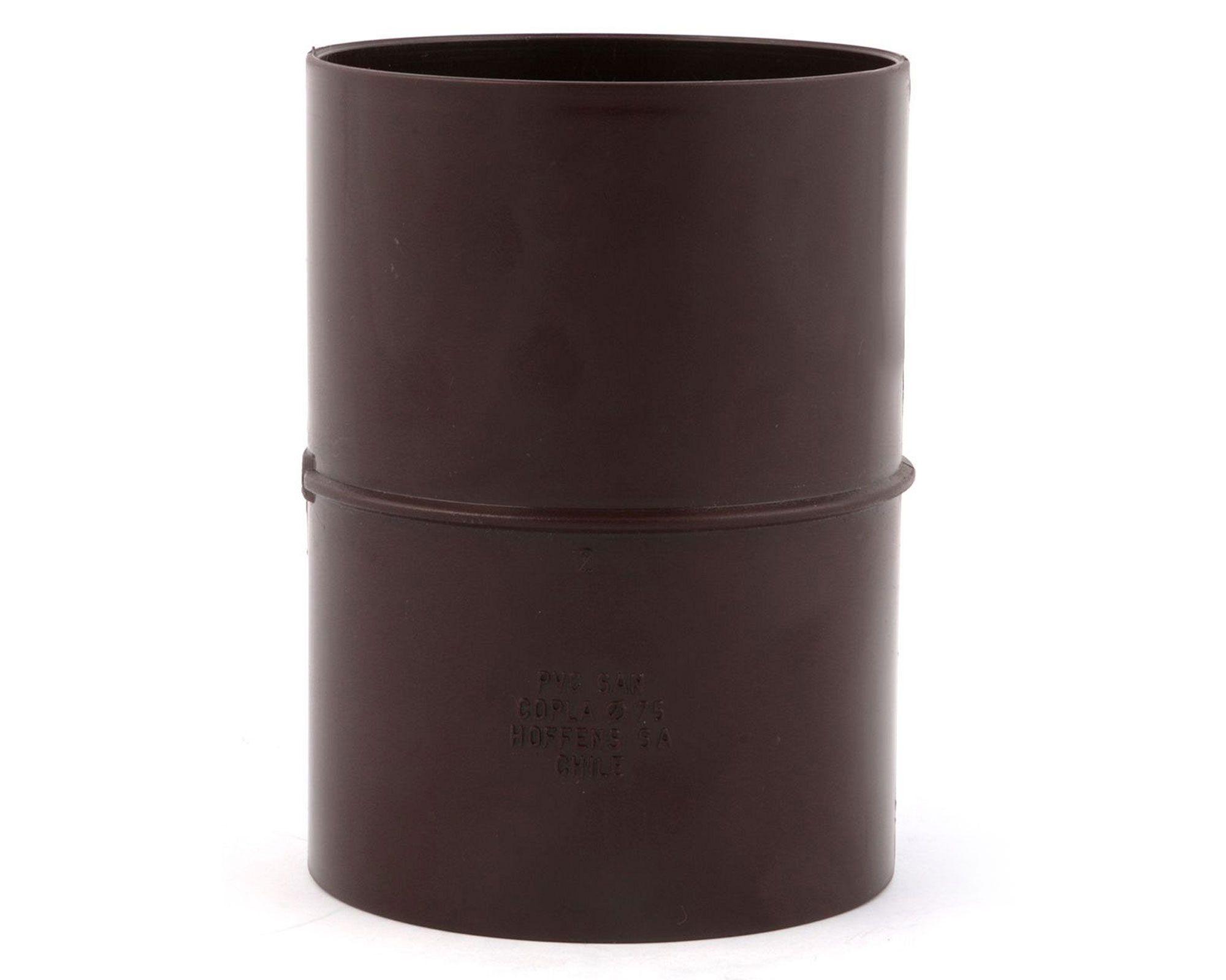 Copla de bajada PVC café-4