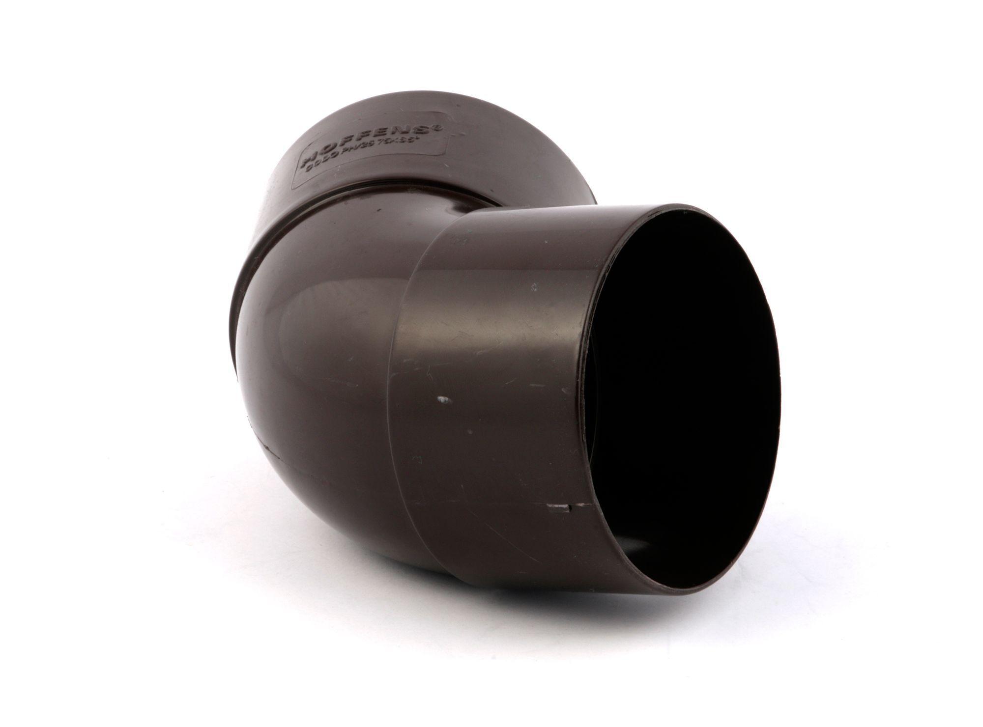 Codo 65º H-H PVC café-2