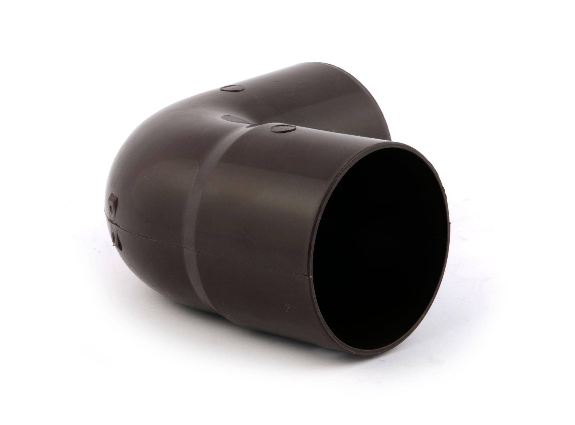 Codo 45º M-H PVC café-2