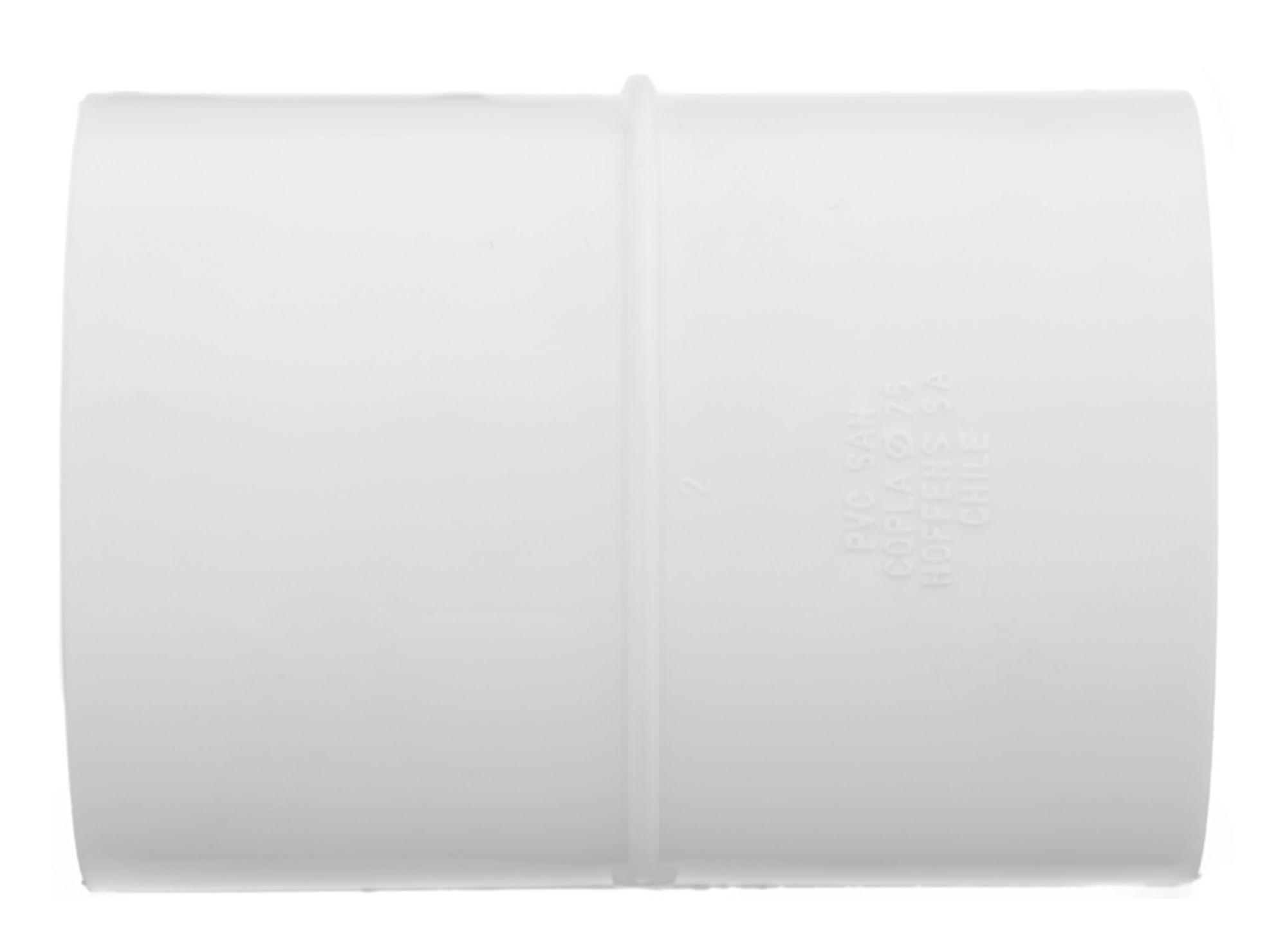 Copla de bajada PVC blanco-2