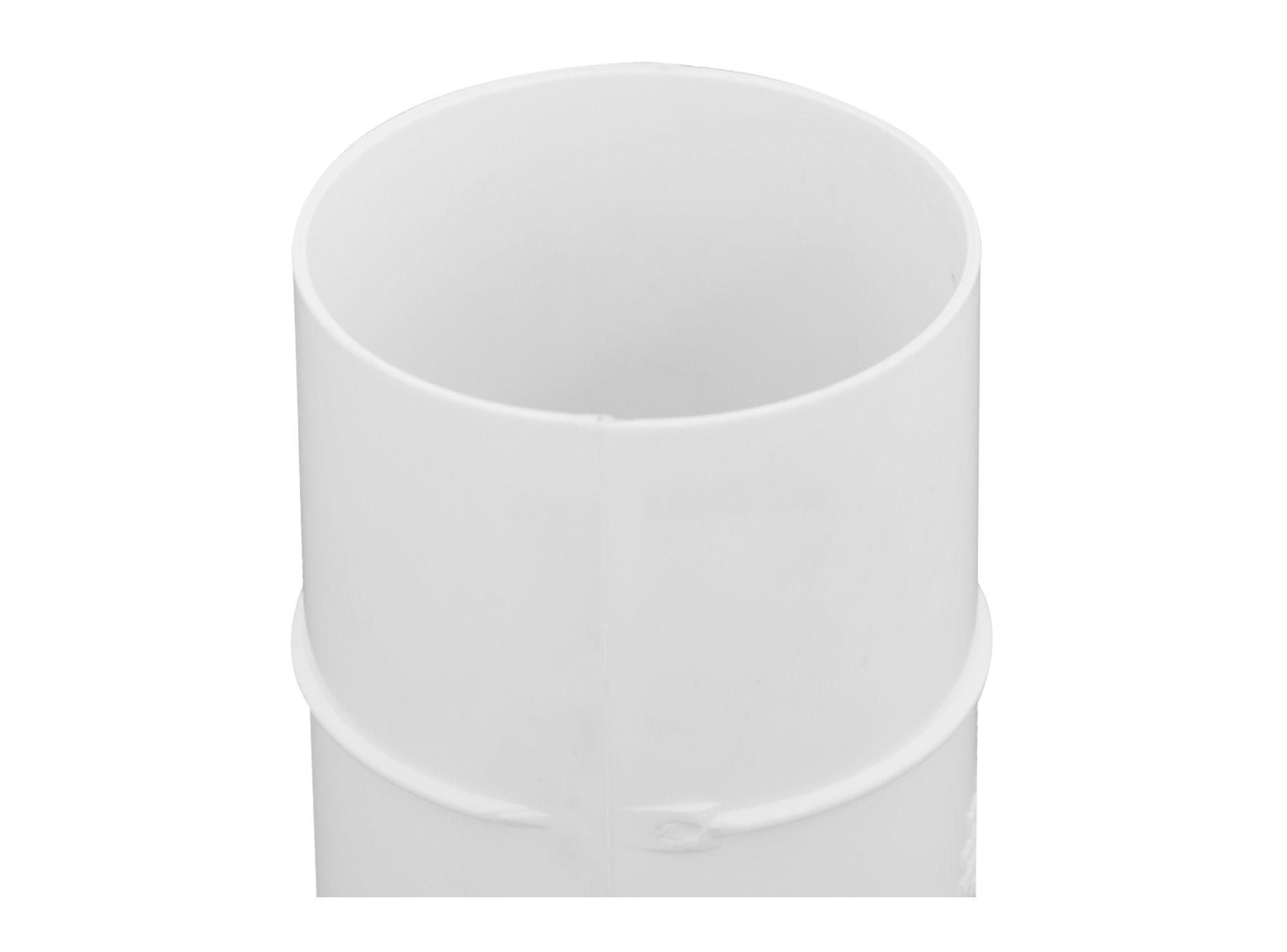 Copla de bajada PVC blanco-3