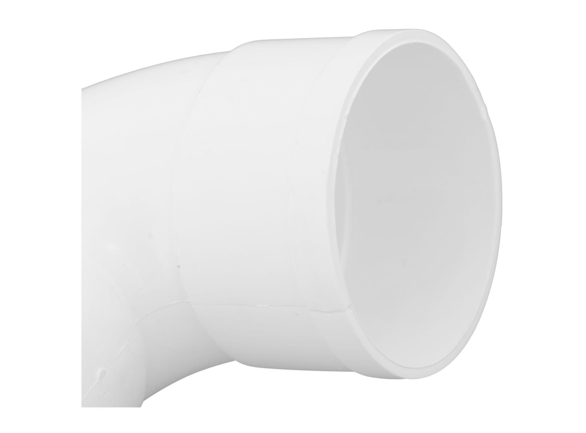 Codo 87,5º H-H PVC blanco-2