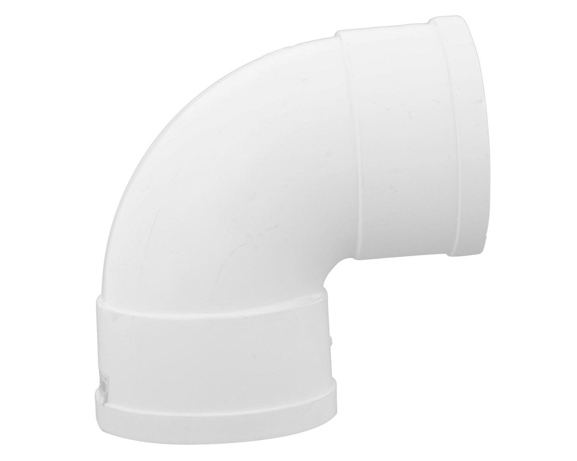 Codo 87,5º H-H PVC blanco-3