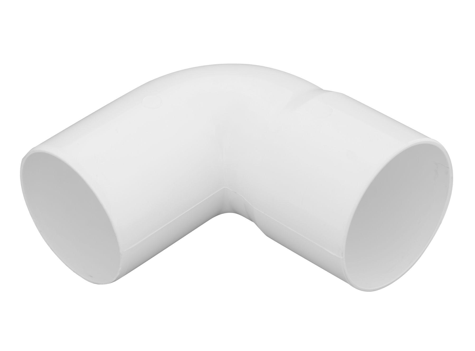 Codo 87,5º M-H PVC blanco-2
