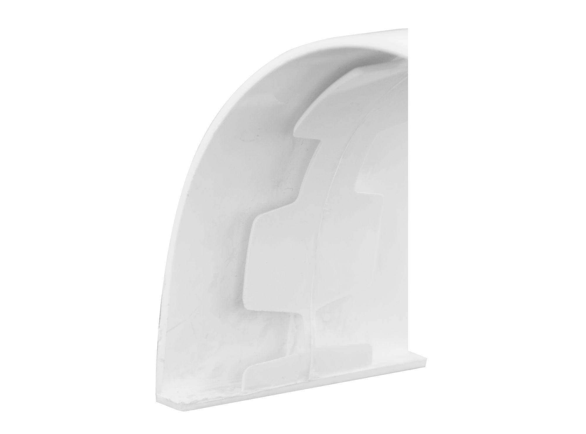 Unión canaleta PVC blanco-2